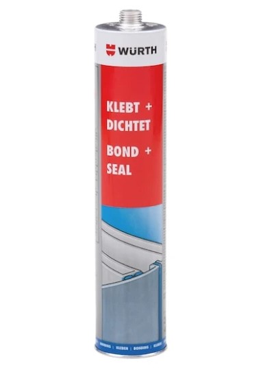 Клей-герметик комбінований поліуретановий K+D (300ml) (сірий)