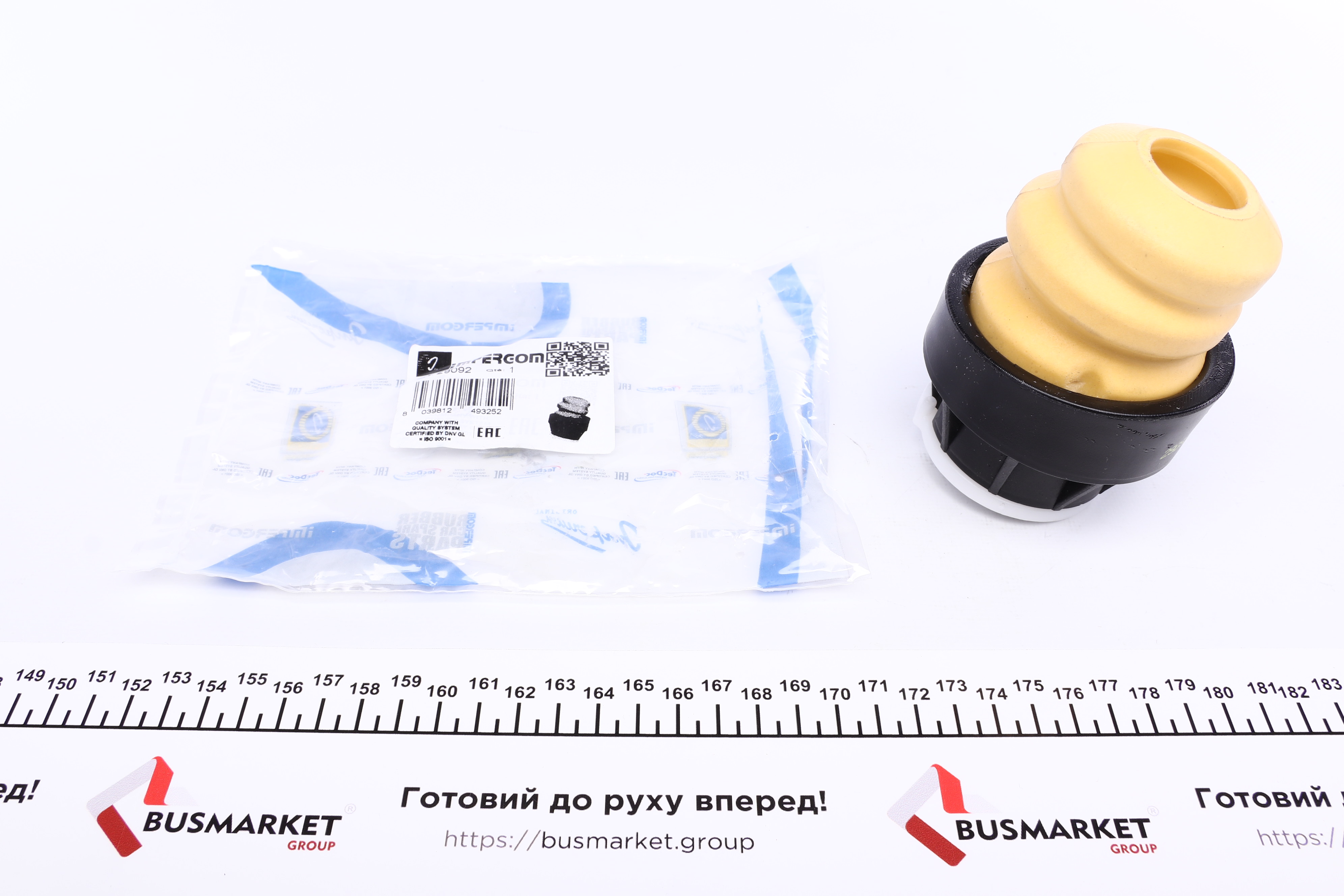 Відбійник амортизатора (заднього) + захист Fiat Doblo 10- (d=104mm)