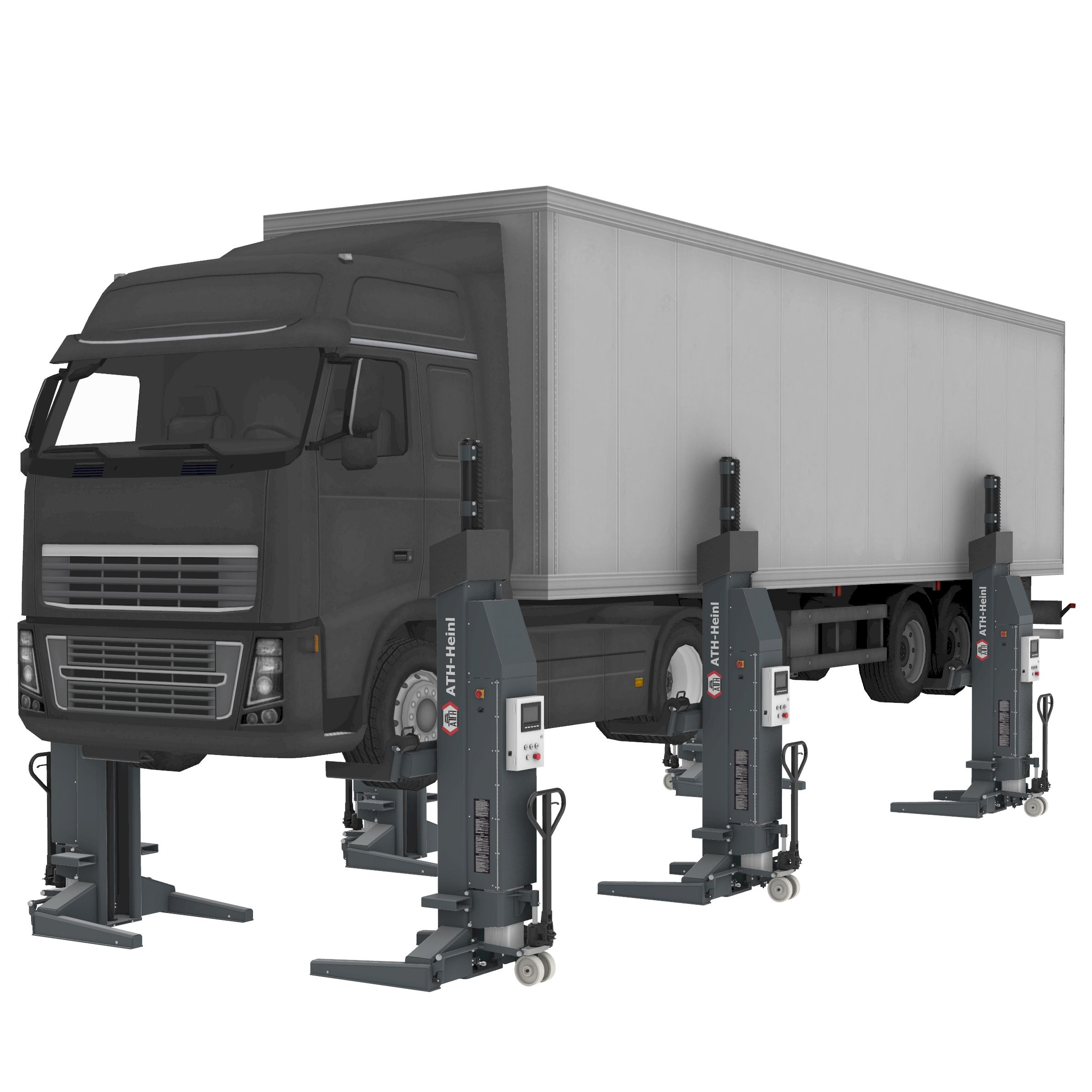 Підйомник для вантажівок ATH-RG5.5 6 columns WB/5500 кг/h=1750 мм/2.2 Kw