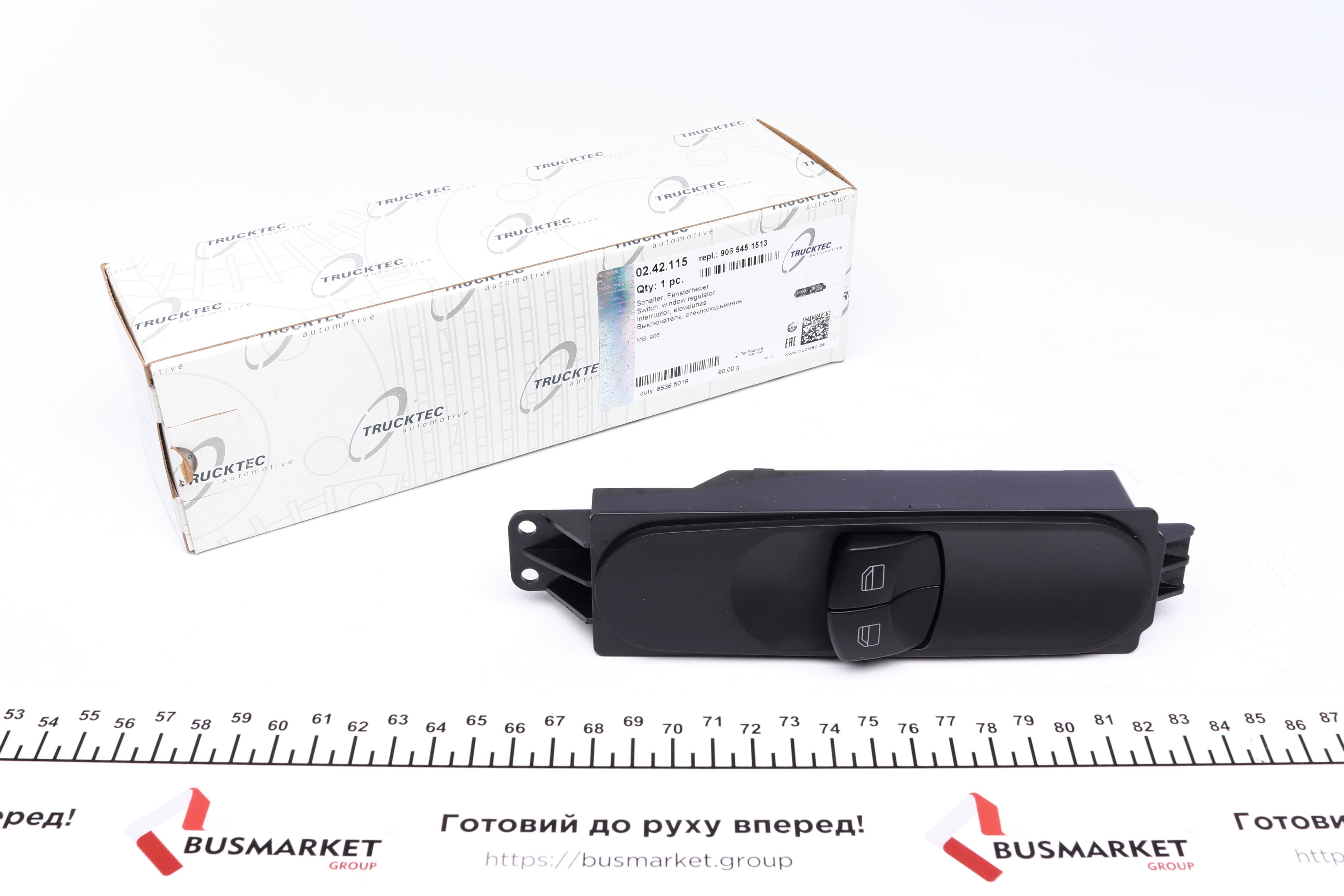 Кнопка склопідіймача (L) MB Sprinter 06- (блок)