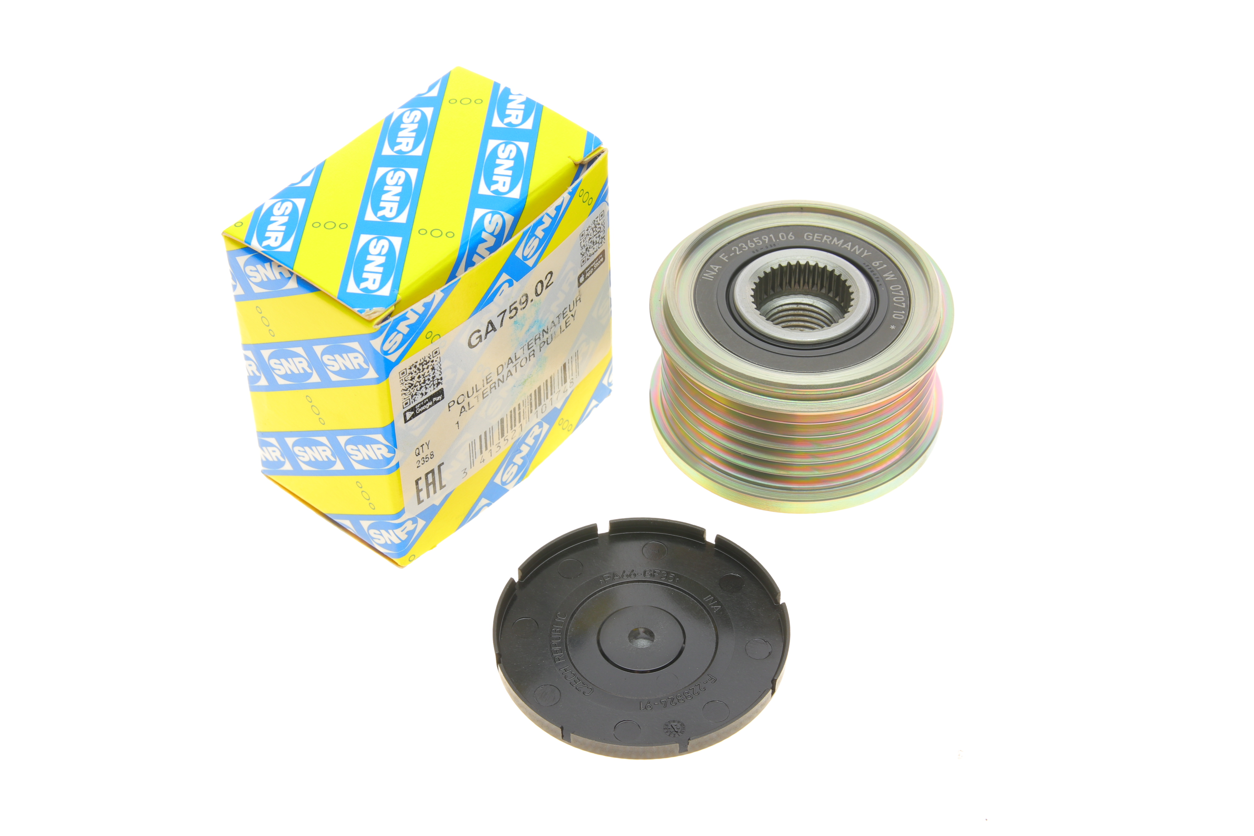 Шків генератора Citroen Berlingo/Jumpy/Jumper/Nemo 1.4/1.6/2.0/2.2HDi