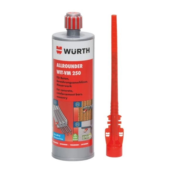 Анкер хімічний WIT-PM 250 (420ml) + змішувач