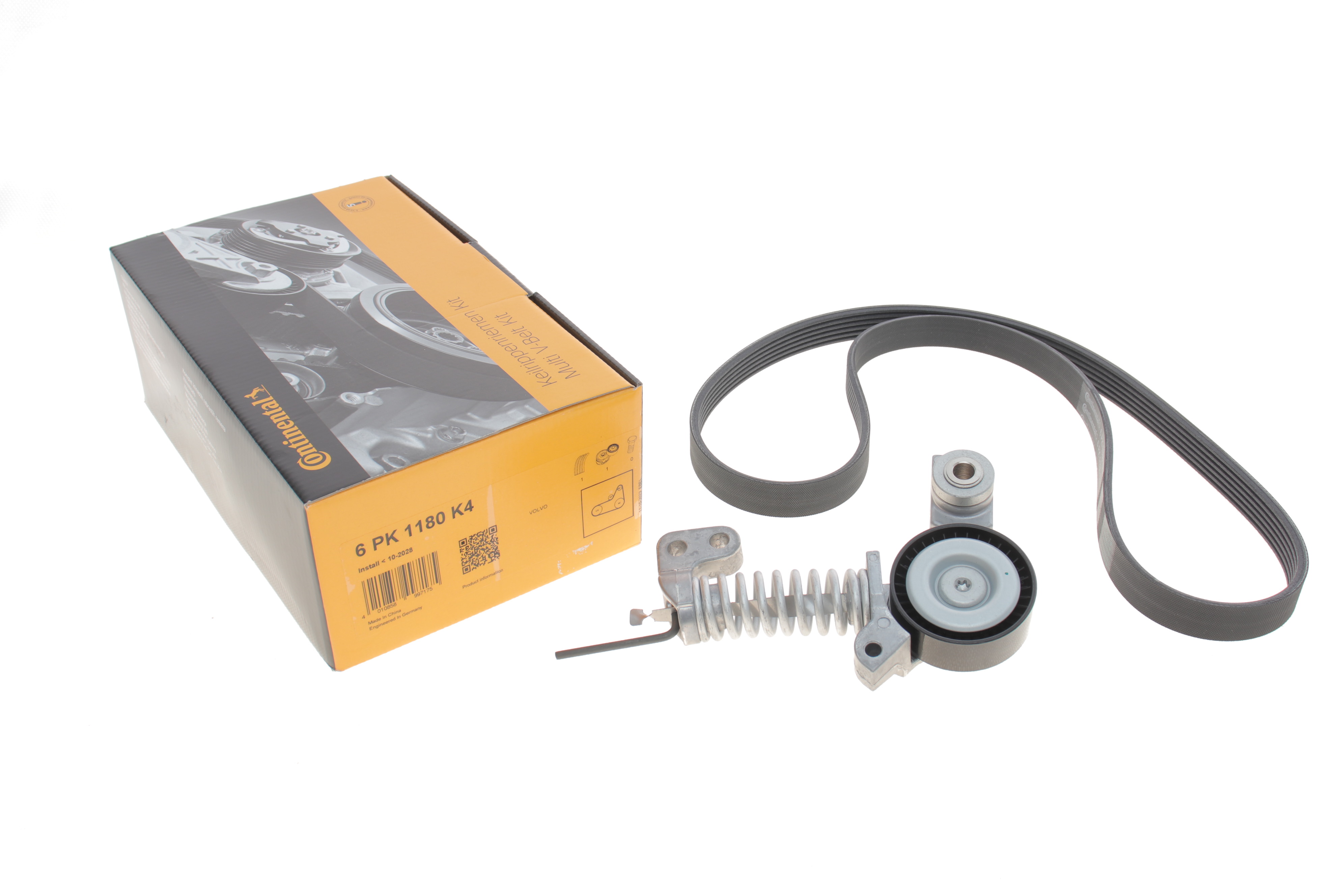 Комплект ременя генератора Volvo S60/S80/S90/V40/V60/V70/V90/XC40/XC60/XC70/XC90 2.0D 13- 