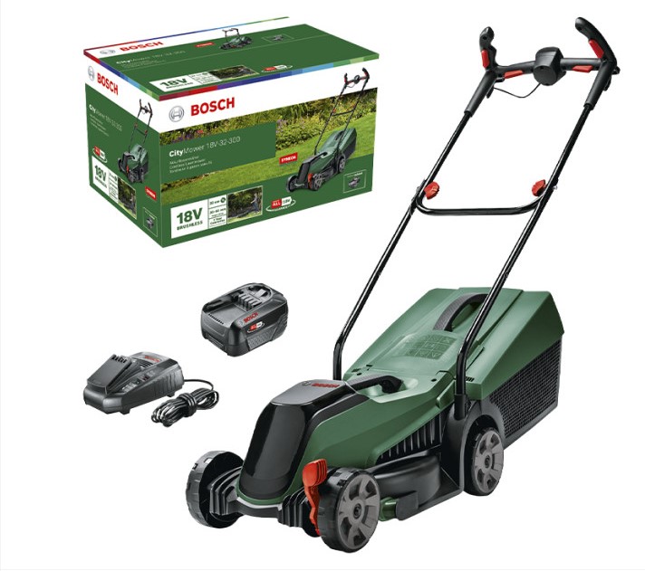 Газонокосилка акумуляторна CityMower 18V-32-300/31L/300м2