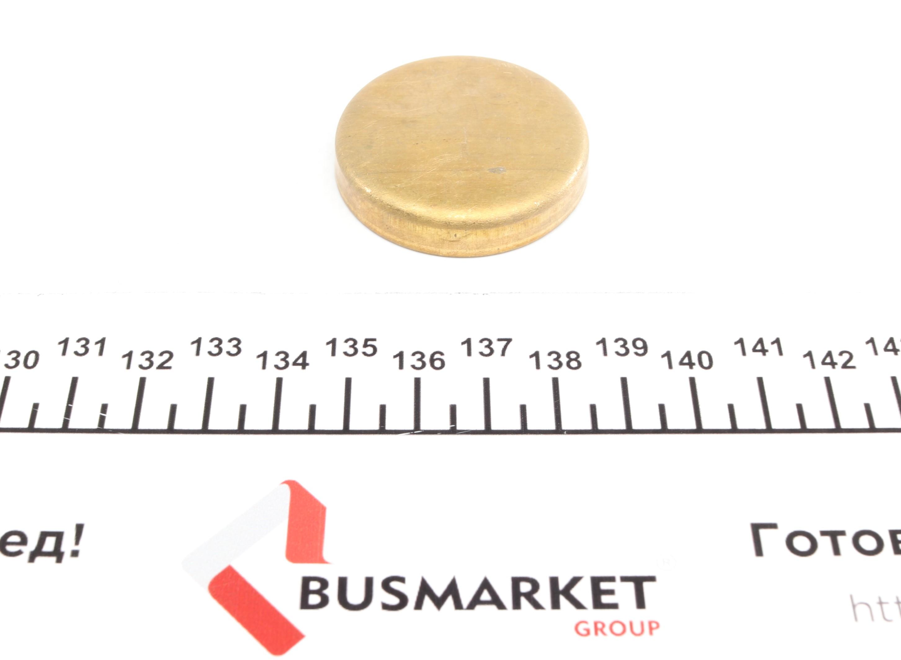 Заглушка блоку циліндрів (d=41.6mm) Латунь/Brass