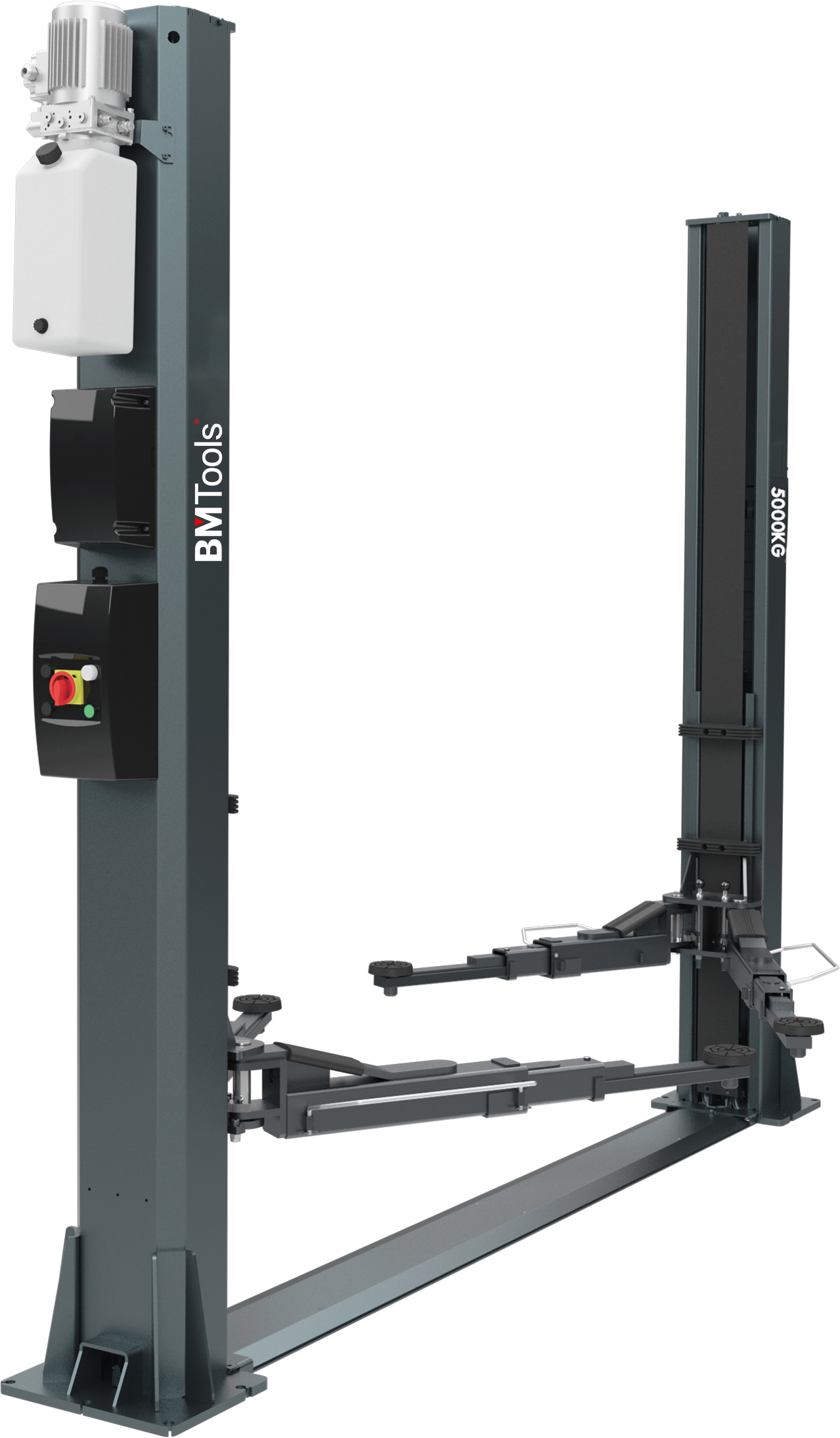 Підйомник двостійковий BM TOOLS 5000 кг 380В з нижньою синхронізацією (без монтажу)