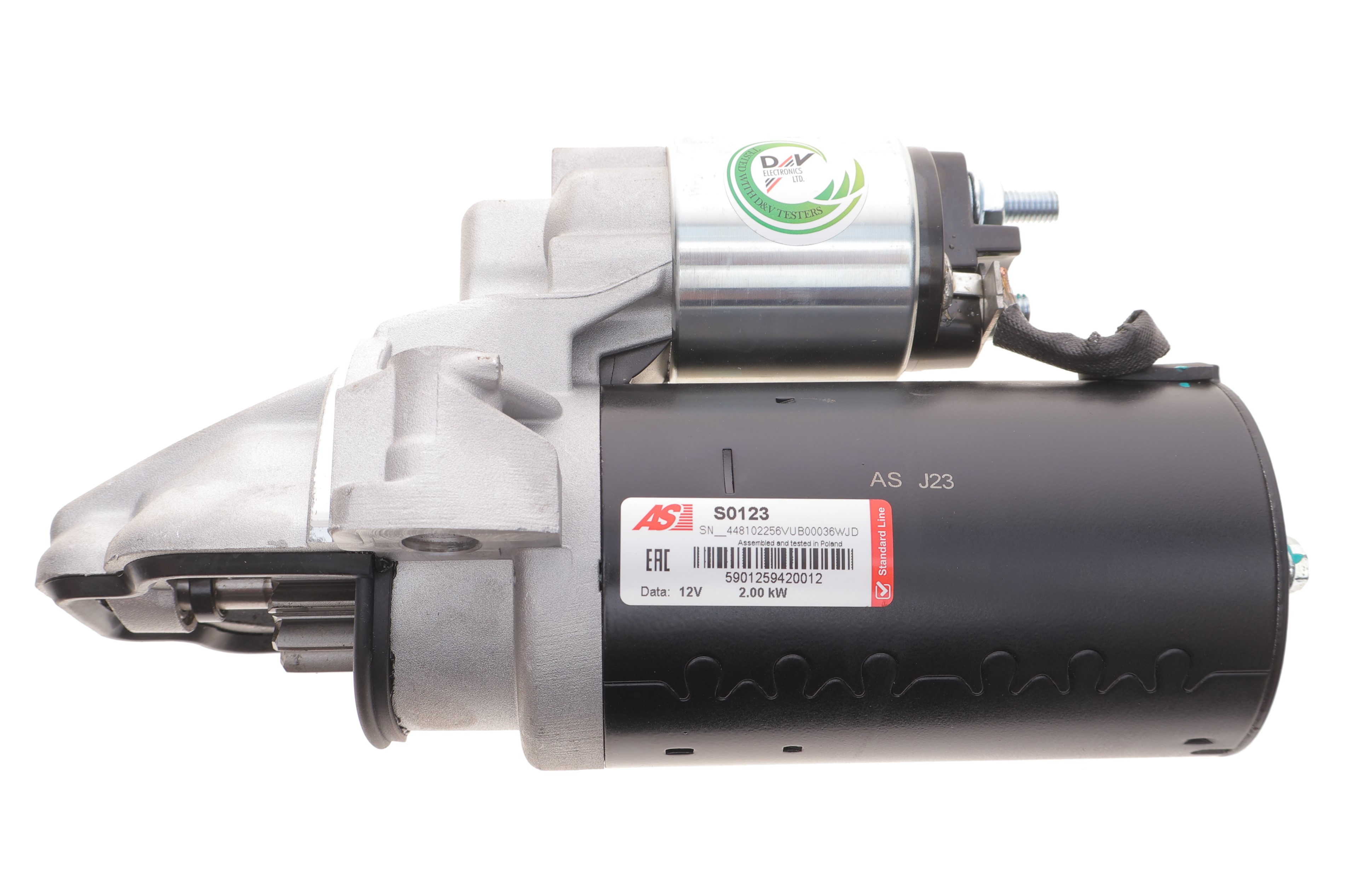 Стартер Ford Transit 2.2-2.4TDCi 06-/Land Rover Defender 07-17/Peugeot Boxer/Fiat Ducato 06-(2kw)