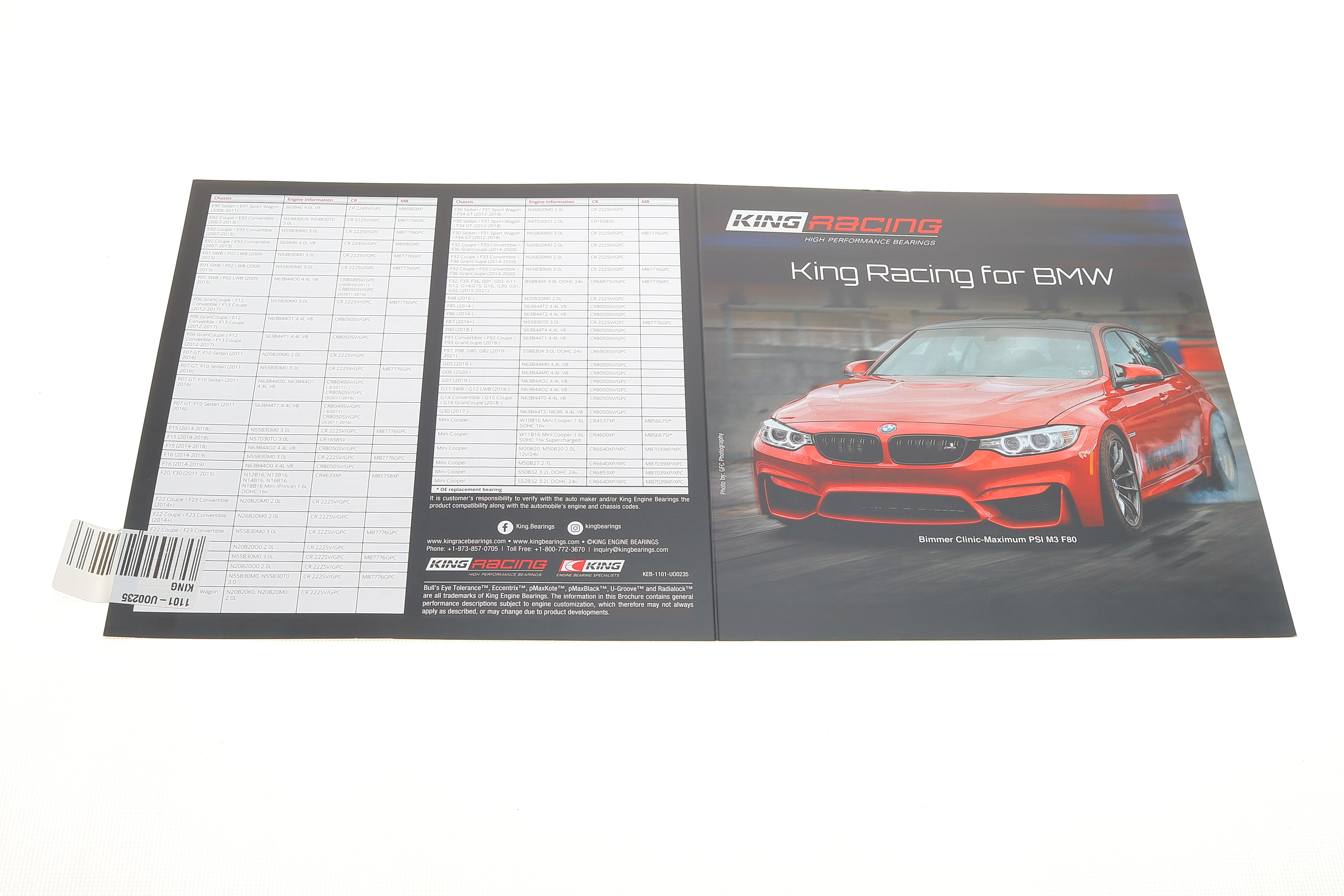Брошура King BMW Racing