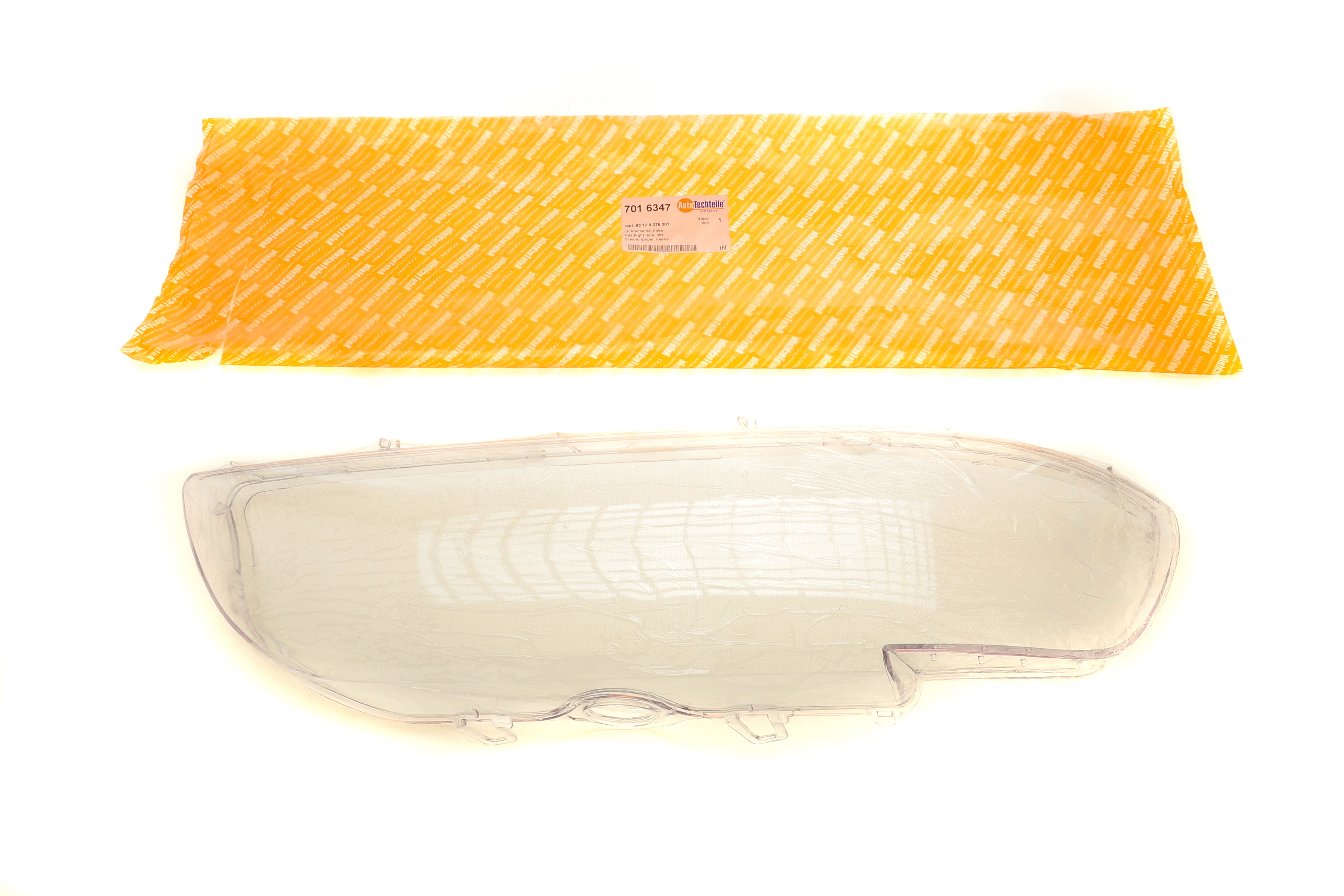 Скло фари BMW 5 (E39) 95-03 (L)