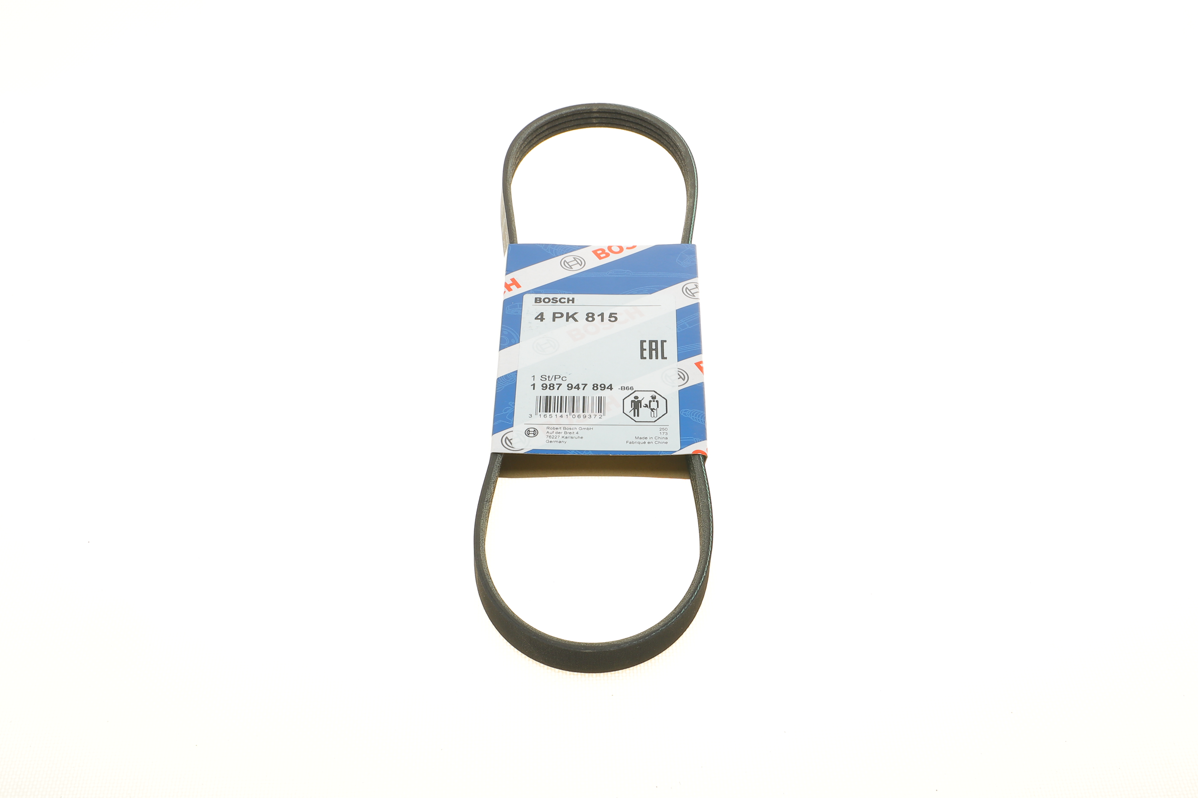 Ремінь генератора поліклиновий Nissan Primera 93-01/Peugeot 205/309 85-98/Hyundai Accent 1.1-1.6 95-10 (4PK815)