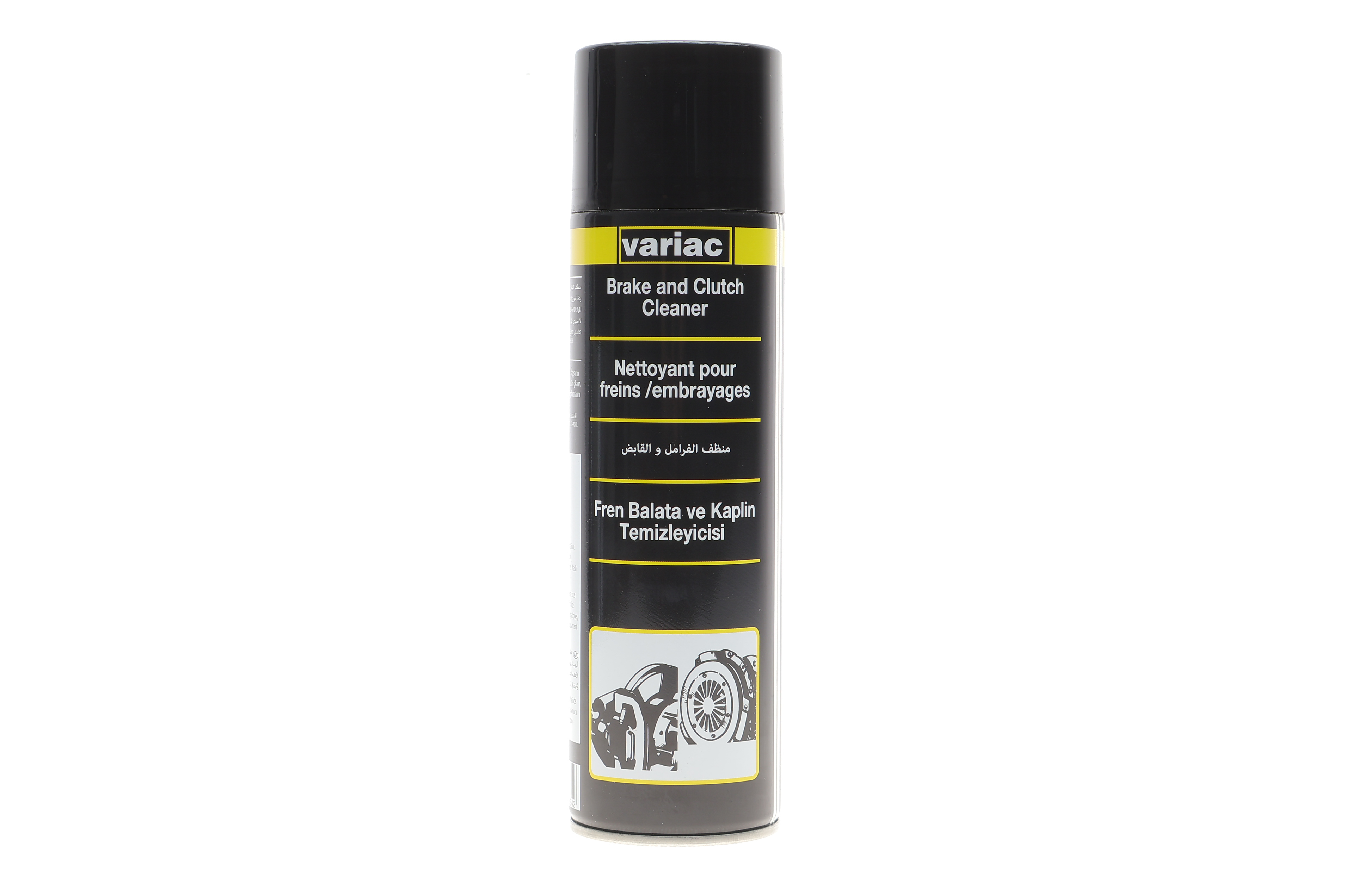 VARIAC BRAKE & CLUTCH CLEANER, 500ml Засіб для очищення компонентів гальмівної системи та системи зчеплення