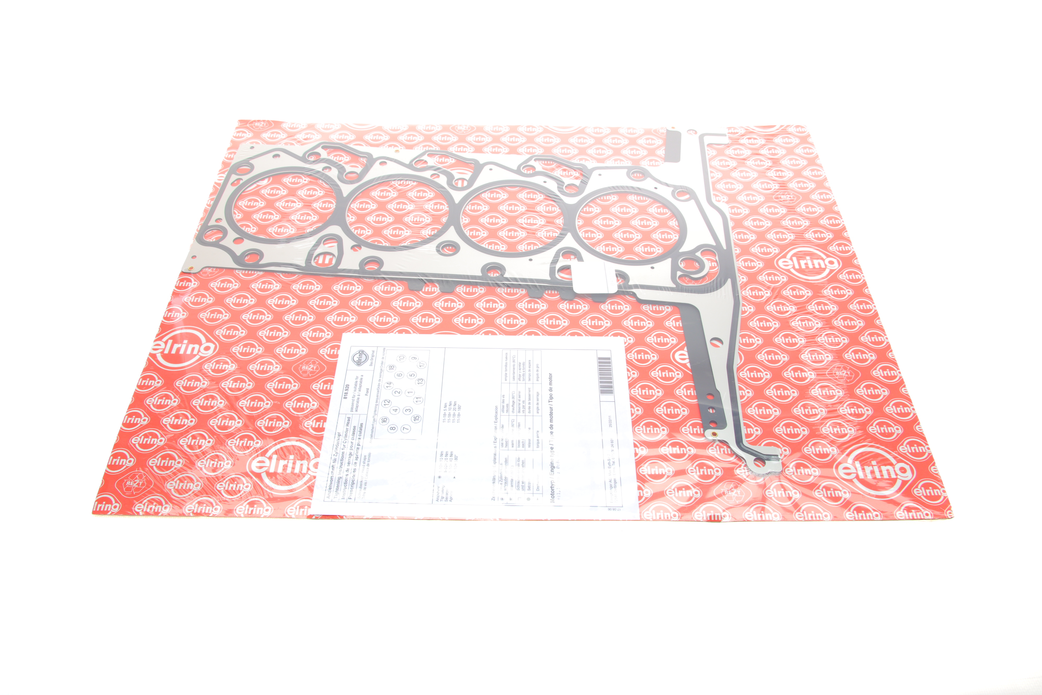 Прокладка ГБЦ Ford Transit 2.2TDCi 11- (3 отв.) (1.2mm)