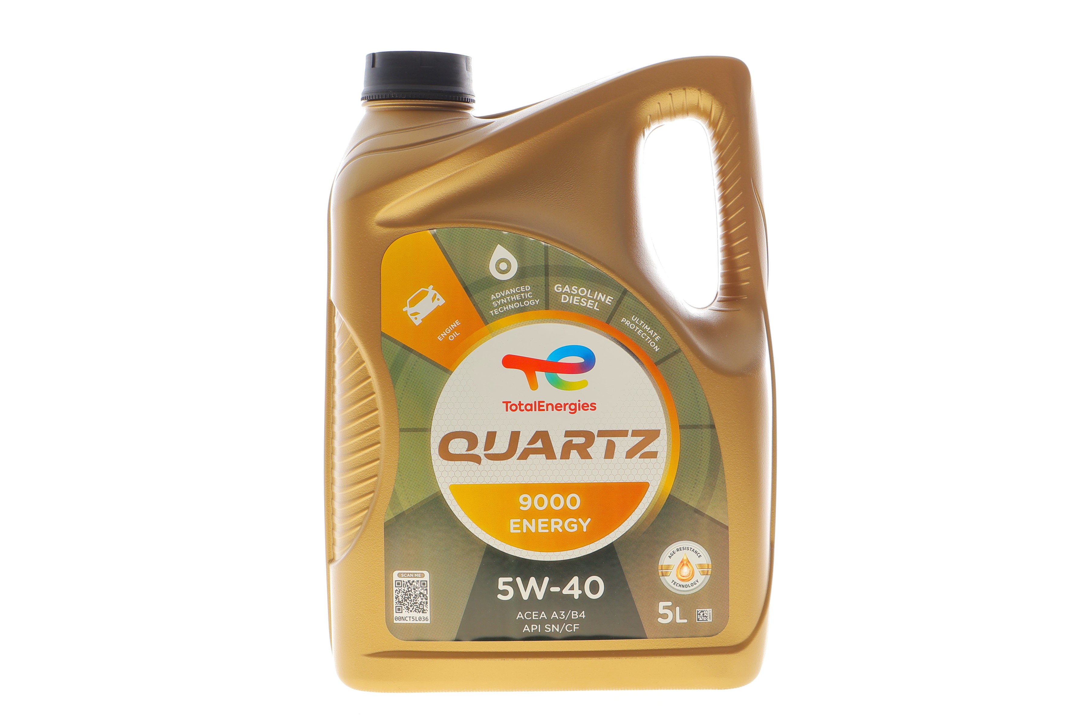 Олива 5W40 Quartz 9000 Energy (5L) (MB229.1/VW502.00/505.00)