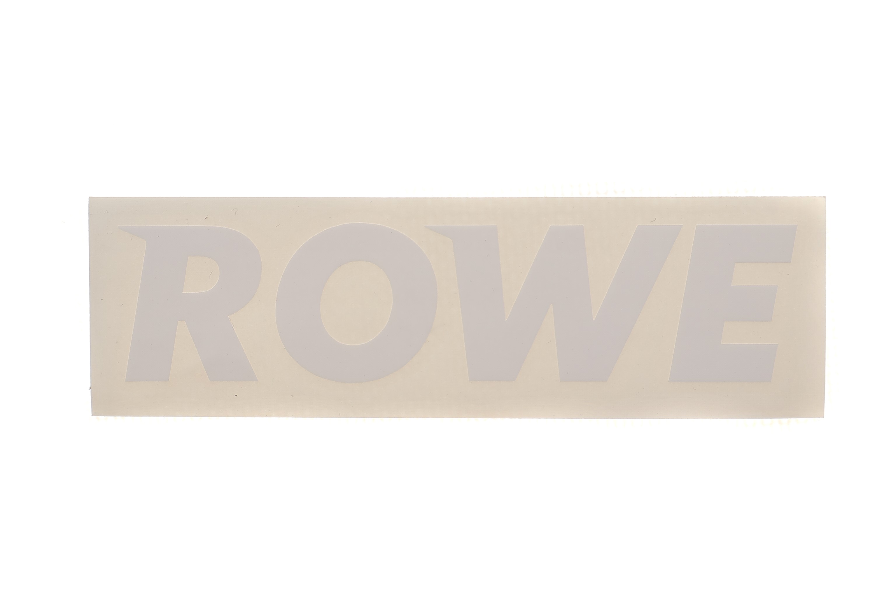 Наклейка для автомобіля ROWE, біла (110х35мм)