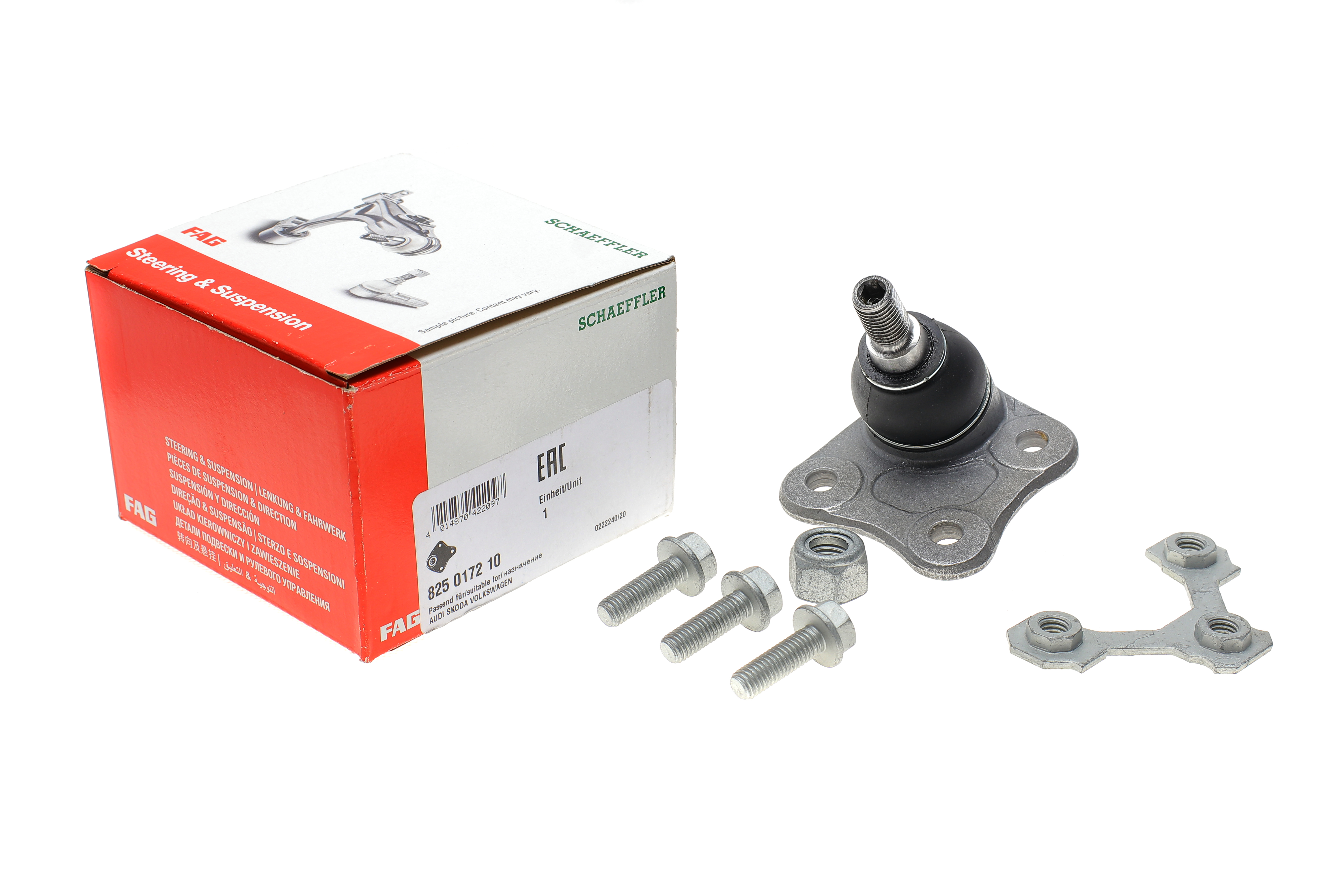 Опора кульова (передня/знизу/L) Audi A3 -93/VW Golf IV -06