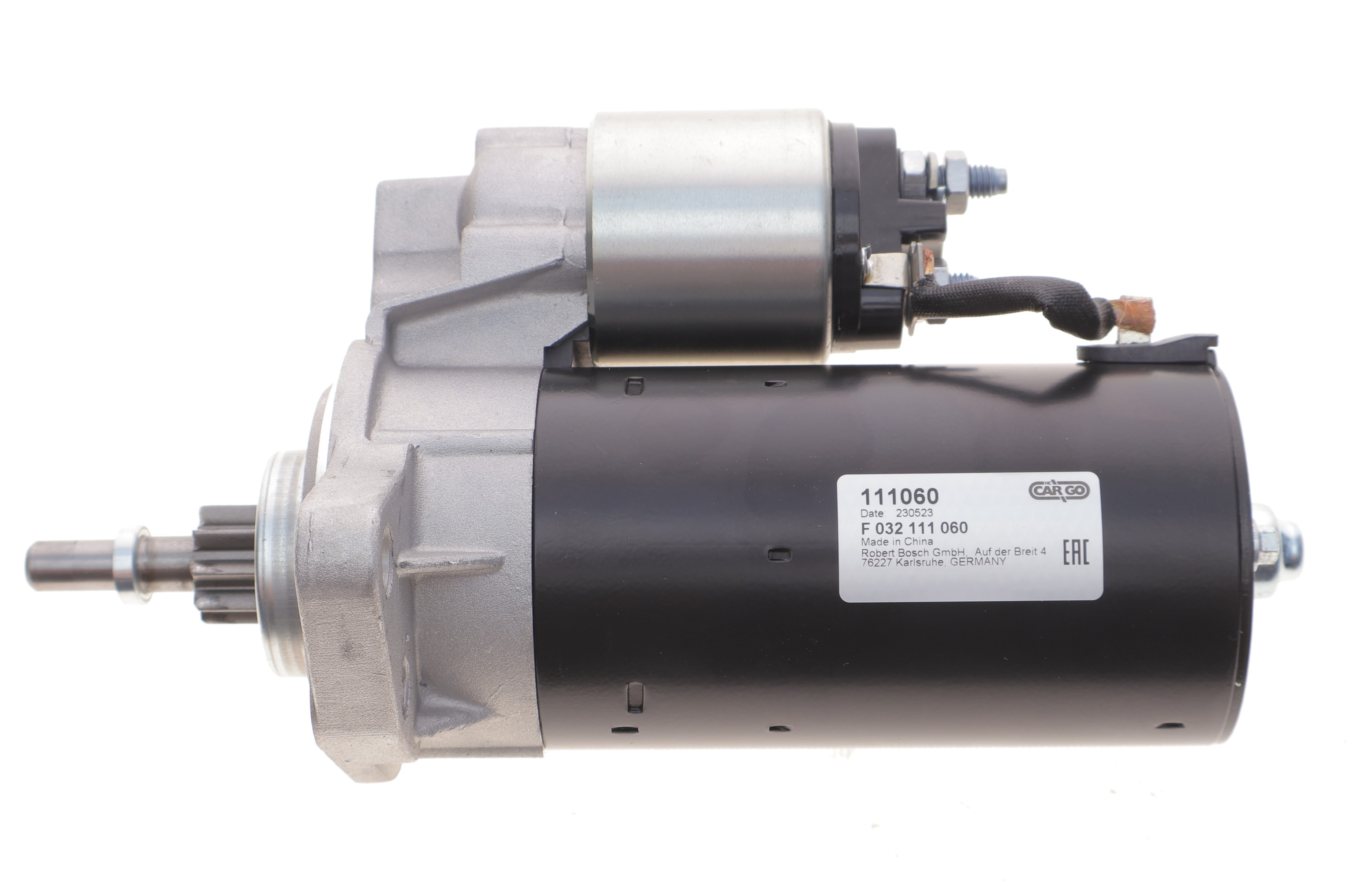 Стартер VW T4 2.4 D/2.5 TDI/2.8 VR6 95-03 (1.7kw) (z=9) = 111060