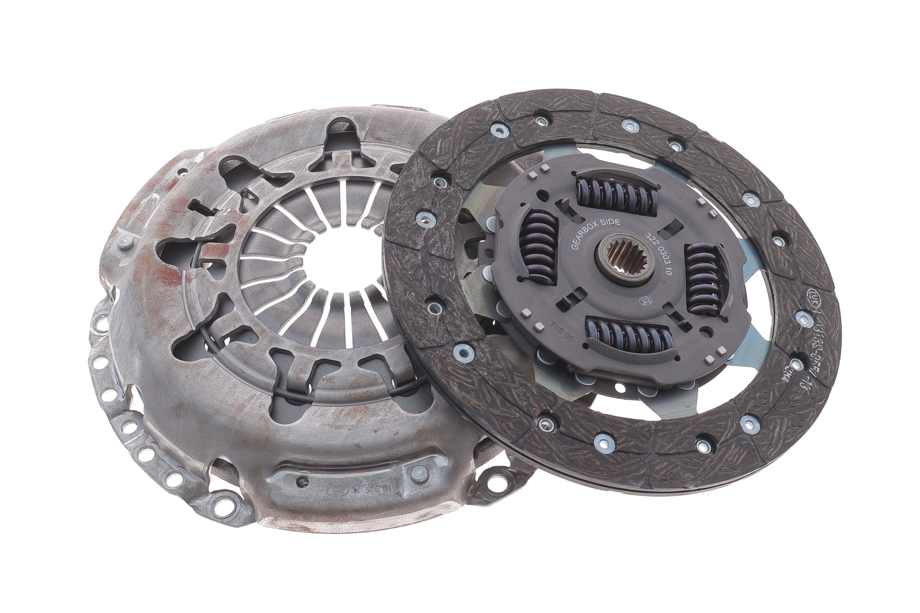 Комплект зчеплення Ford Focus/Fiesta 95-12 (d=220mm)(після пробного встановлення)