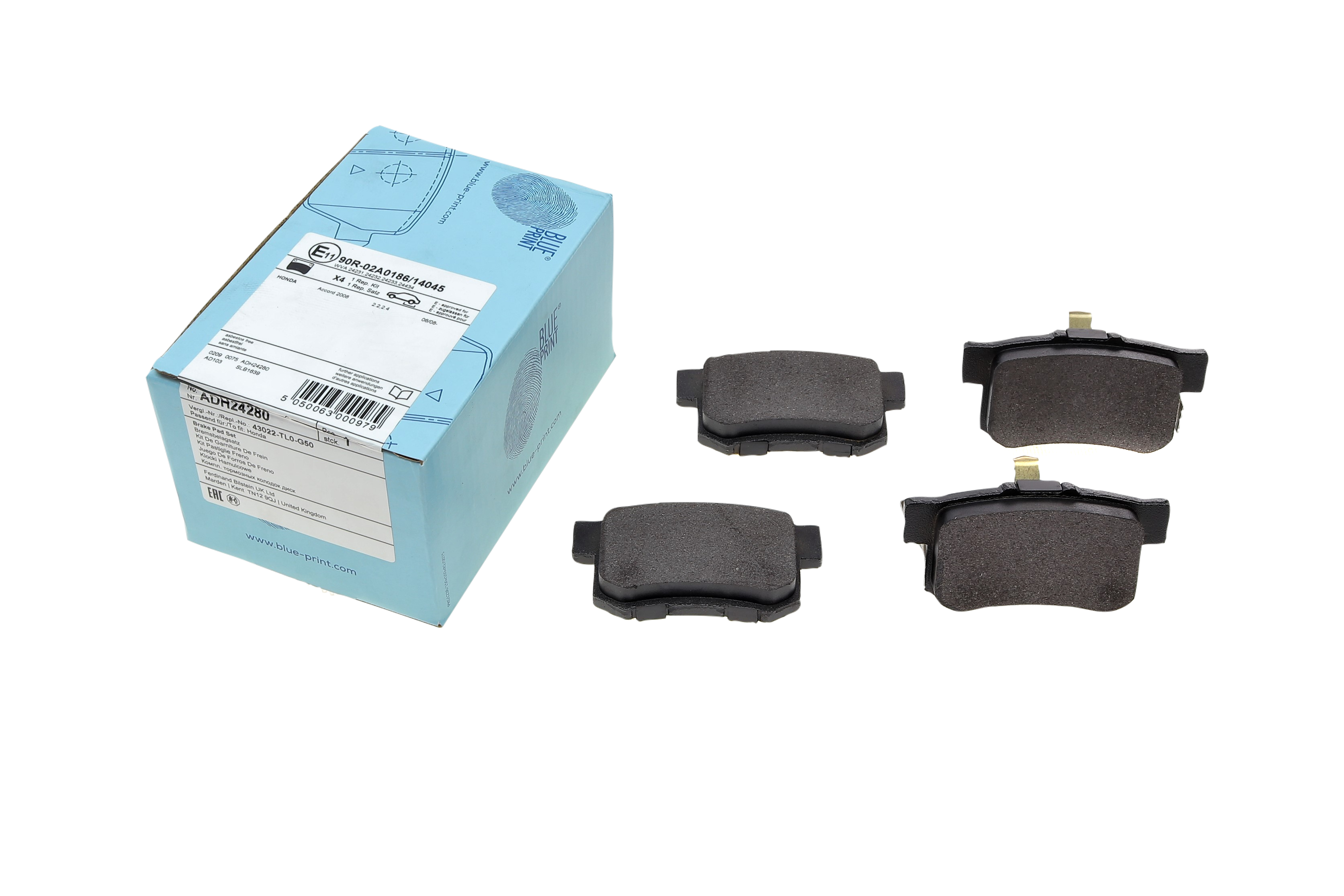 Колодки гальмівні (задні) Honda CR-V 2.0/2.4 CTDi 01-/Accord 07-