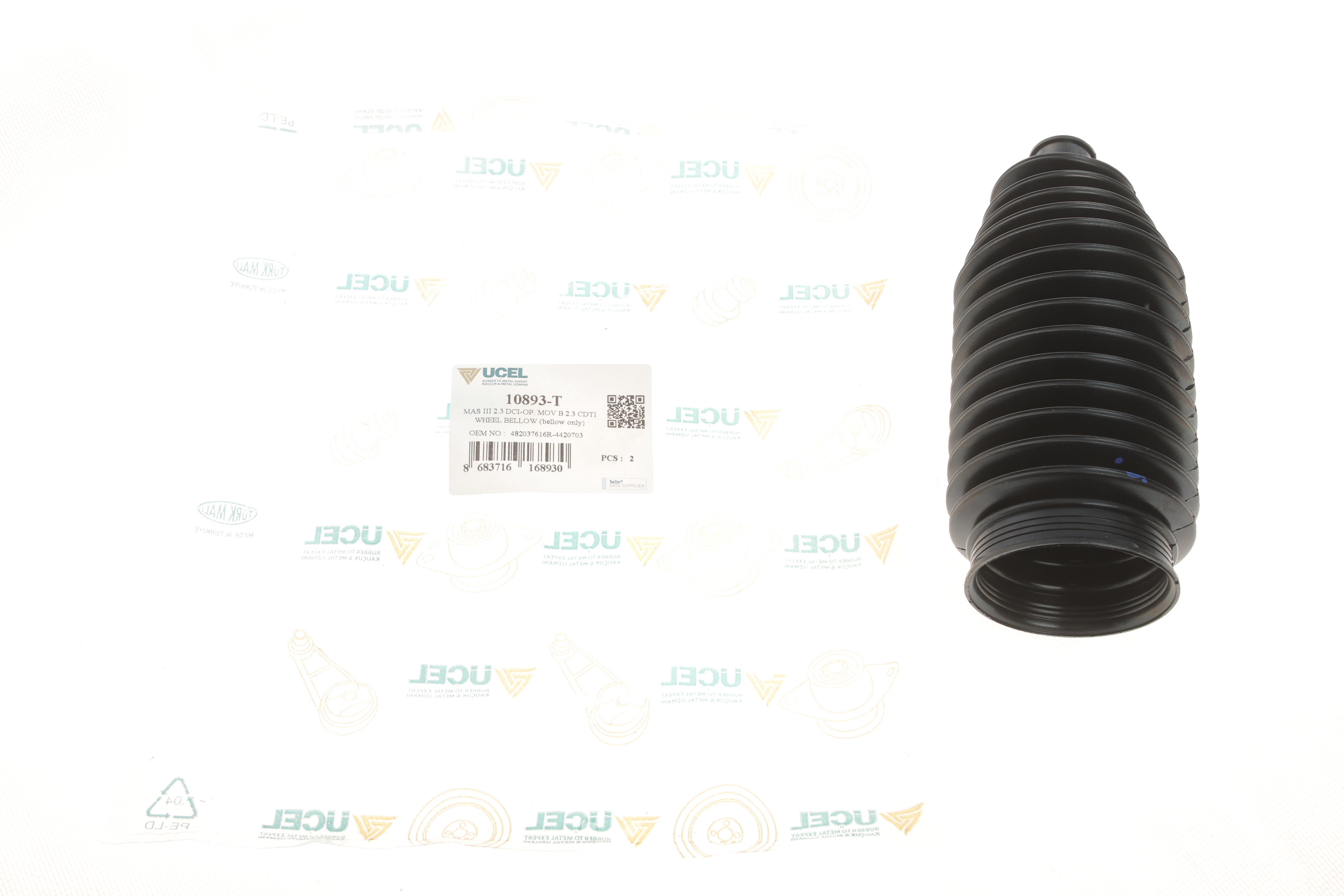 Пильник рейки рульової Renault Master/Opel Movano 2.3CDTI 10-