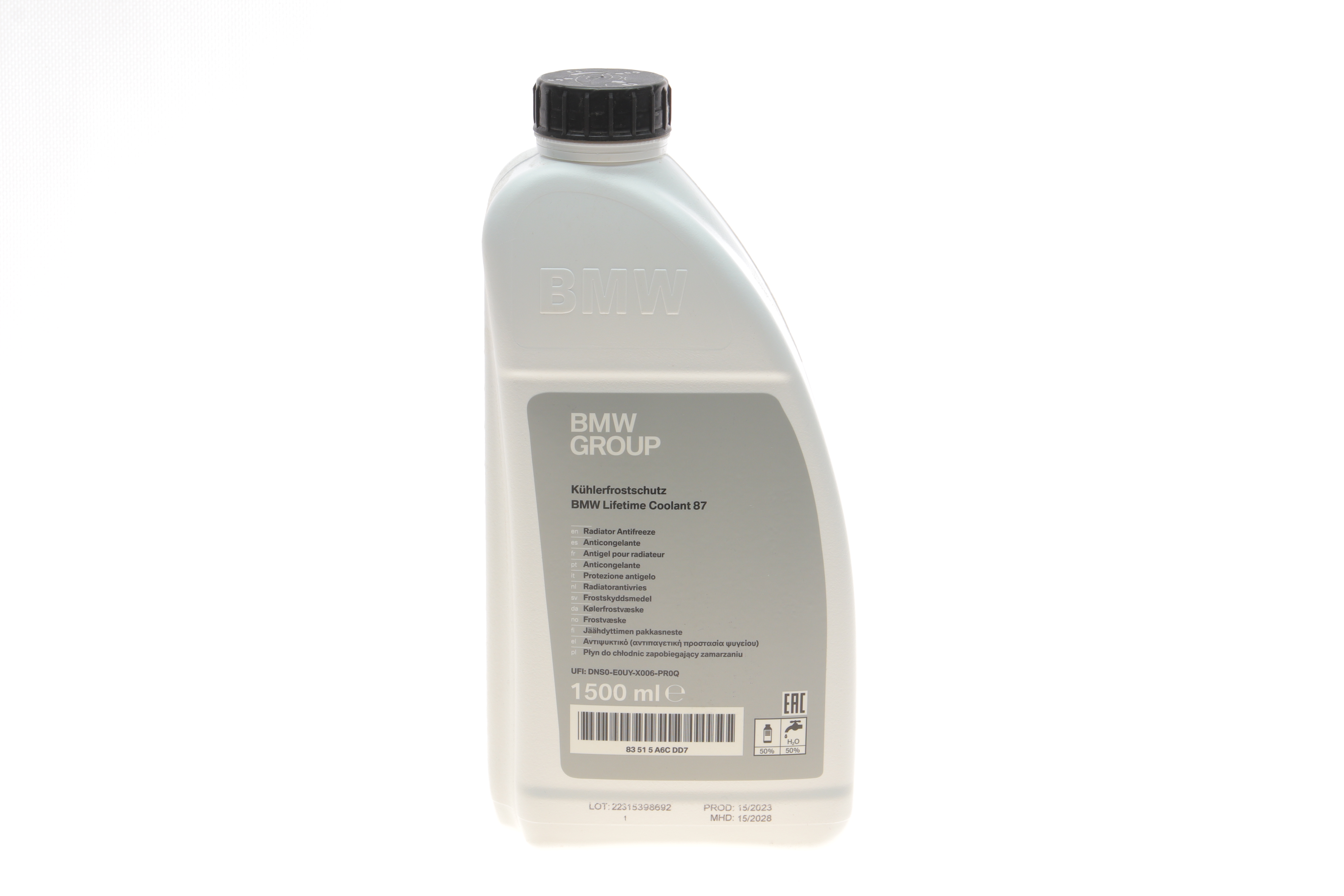 Антифриз (синій) (1.5L) концентрат = 83195A1E3B6 