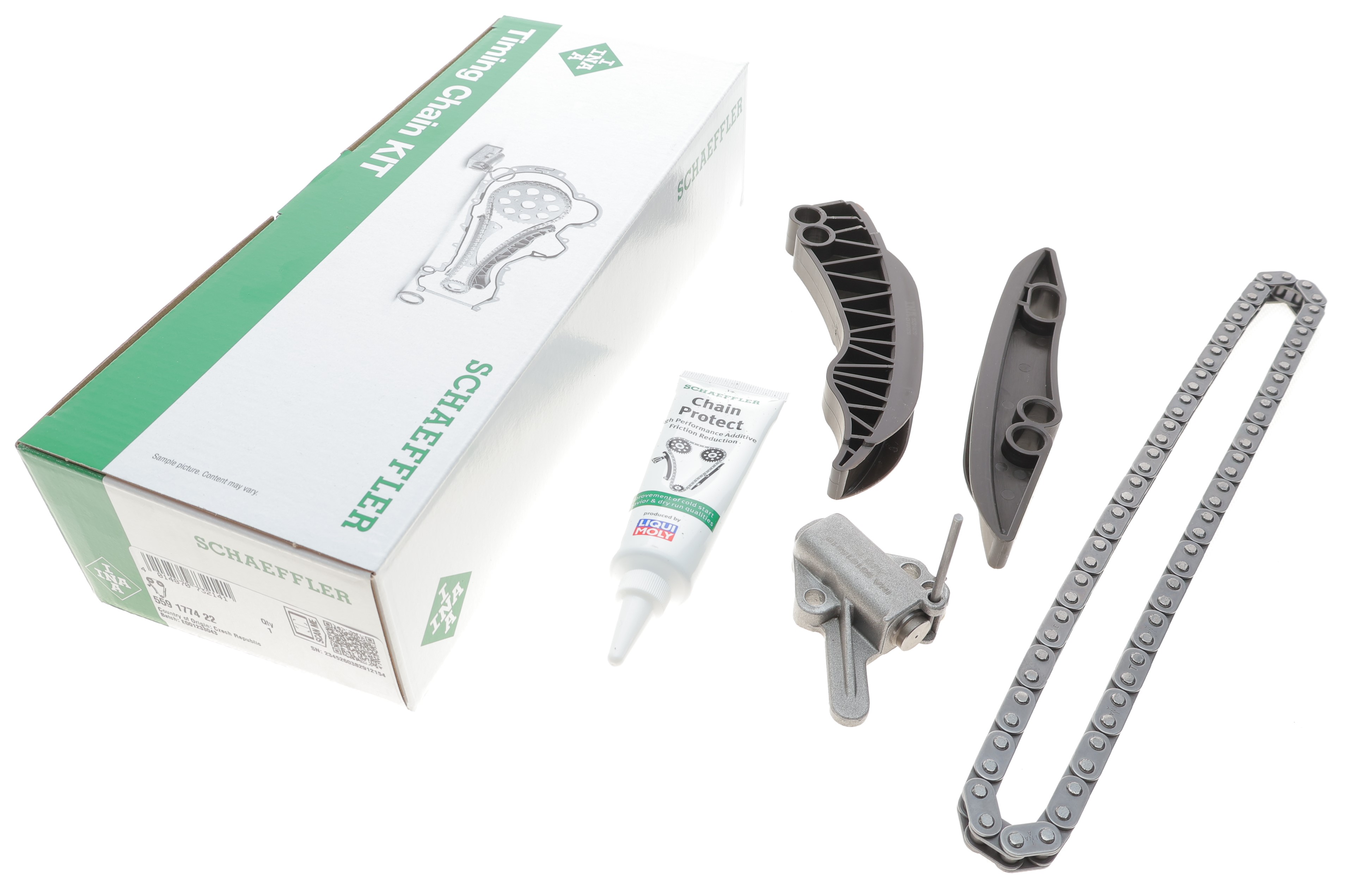 Комплект ланцюга ГРМ BMW 3 (E90/E91/E92/E93/F30/F80/F31) (N57 D30 C) 05- N57, (ланцюг INA)
