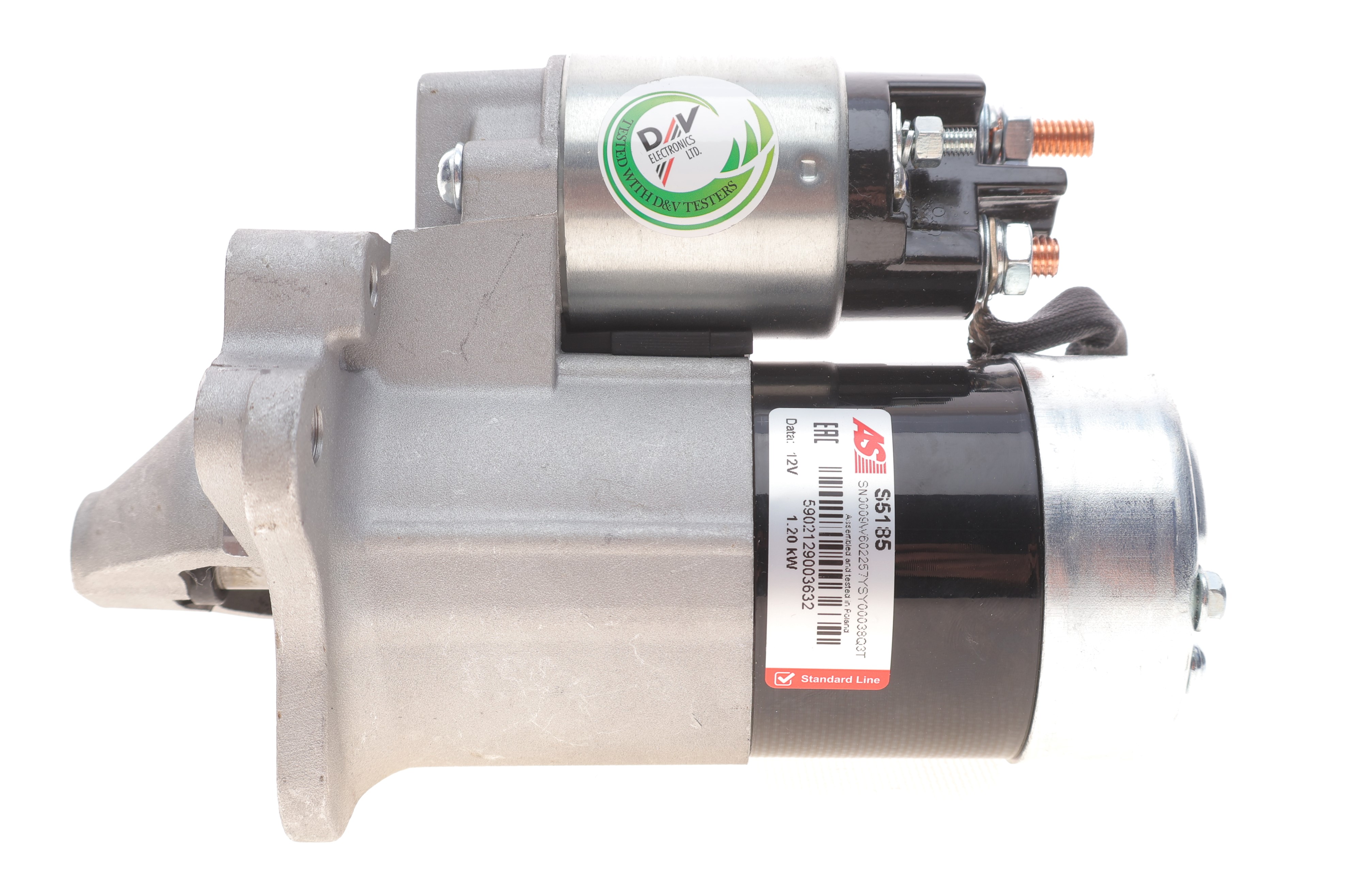 Стартер Renault Clio/Laguna/Megane/Scenic 1.6 16V 07-16 (12V/1.2KW) (z=12)