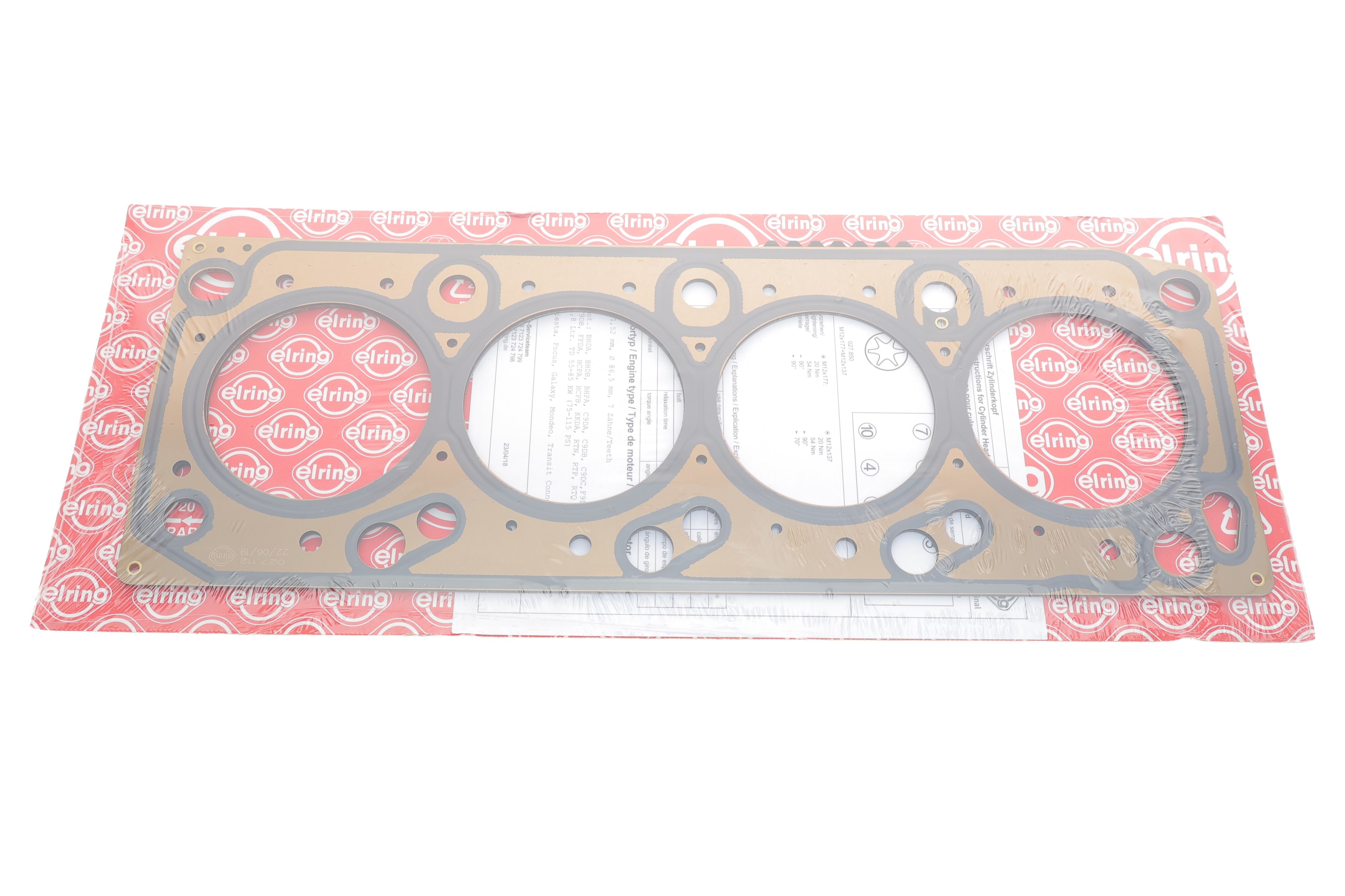 Прокладка ГБЦ Ford Connect 1.8DI/TDCI 02- (7 меток) (1.52mm)