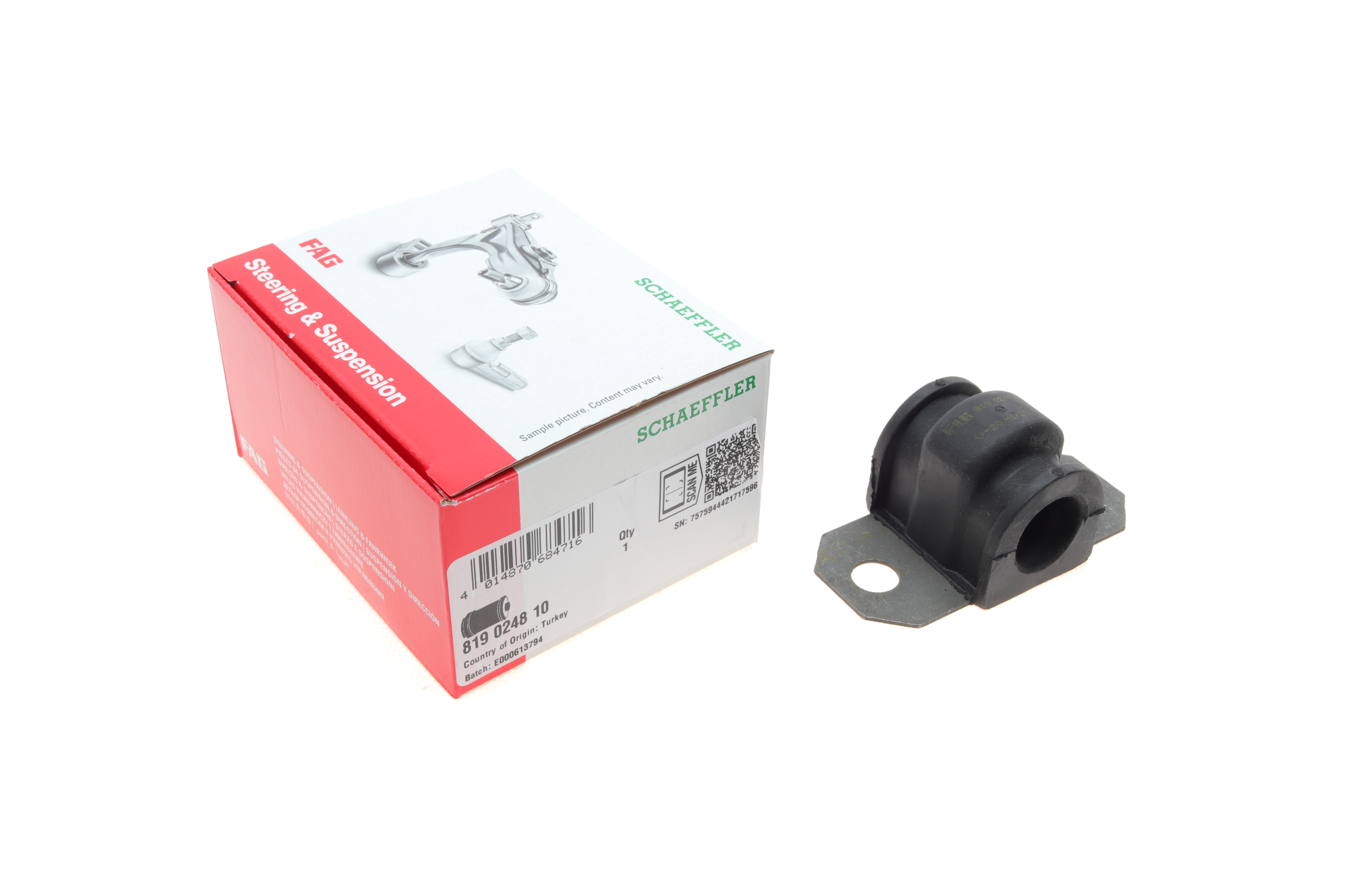 Втулка стабілізатора (переднього) Ford Fiesta VI 1.2-1.6 07- (d=22mm)