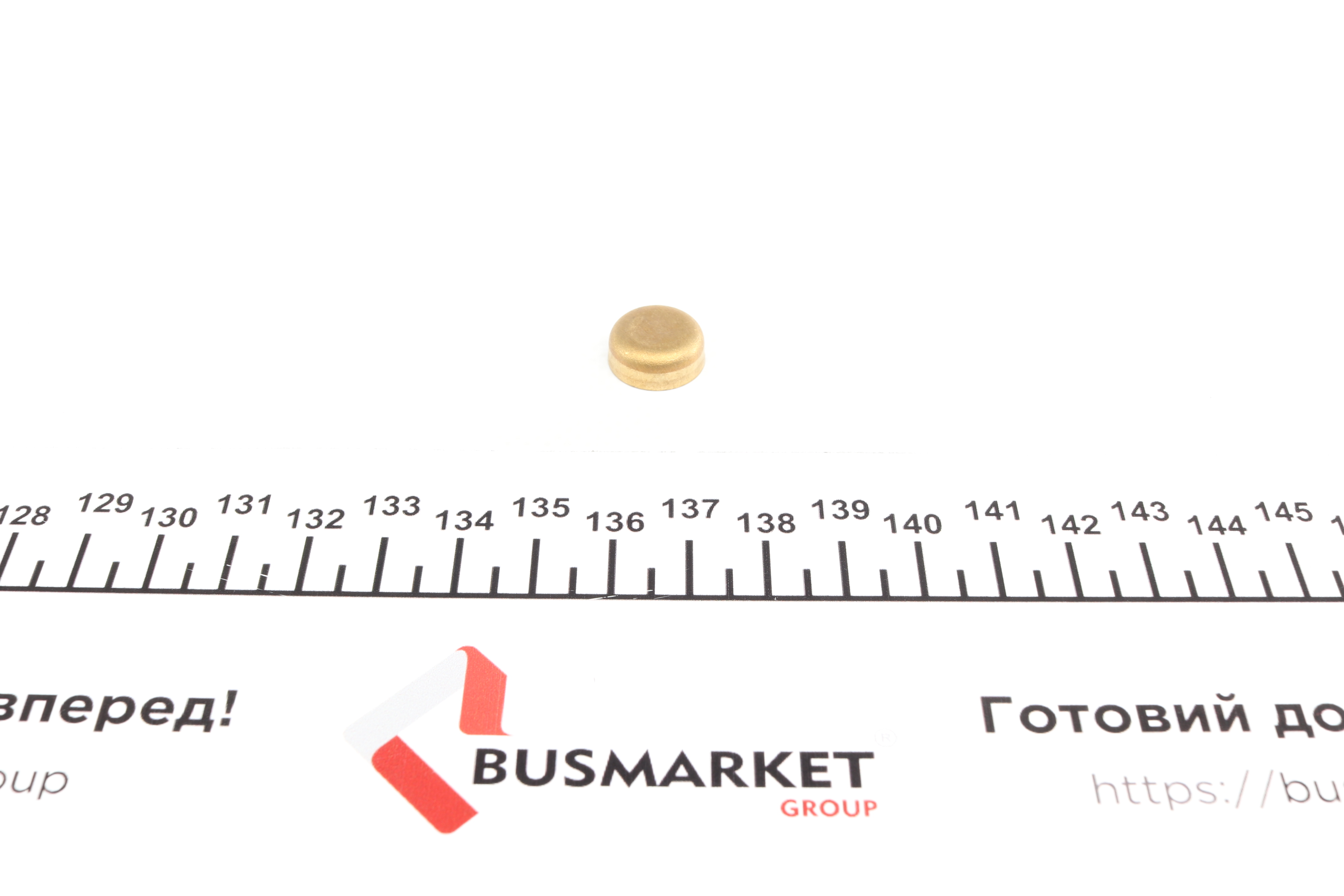 Заглушка блоку циліндрів (d=14mm) Латунь/Brass