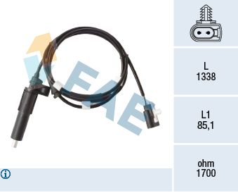 Датчик ABS (задній) Ford Transit 2.3/2.4TDCi 00-06 (L) L=1338mm
