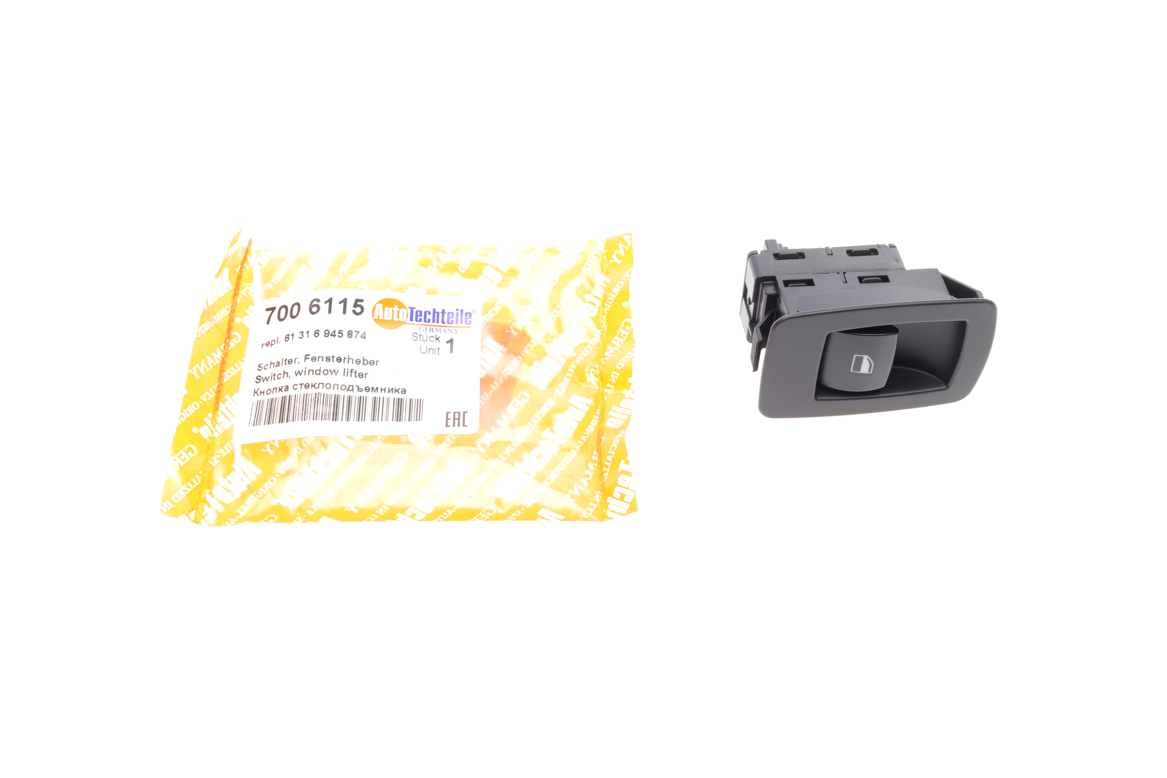 Кнопка склопідіймача BMW 1 (E87)/3 (E90)/X5 (E70) 04-13