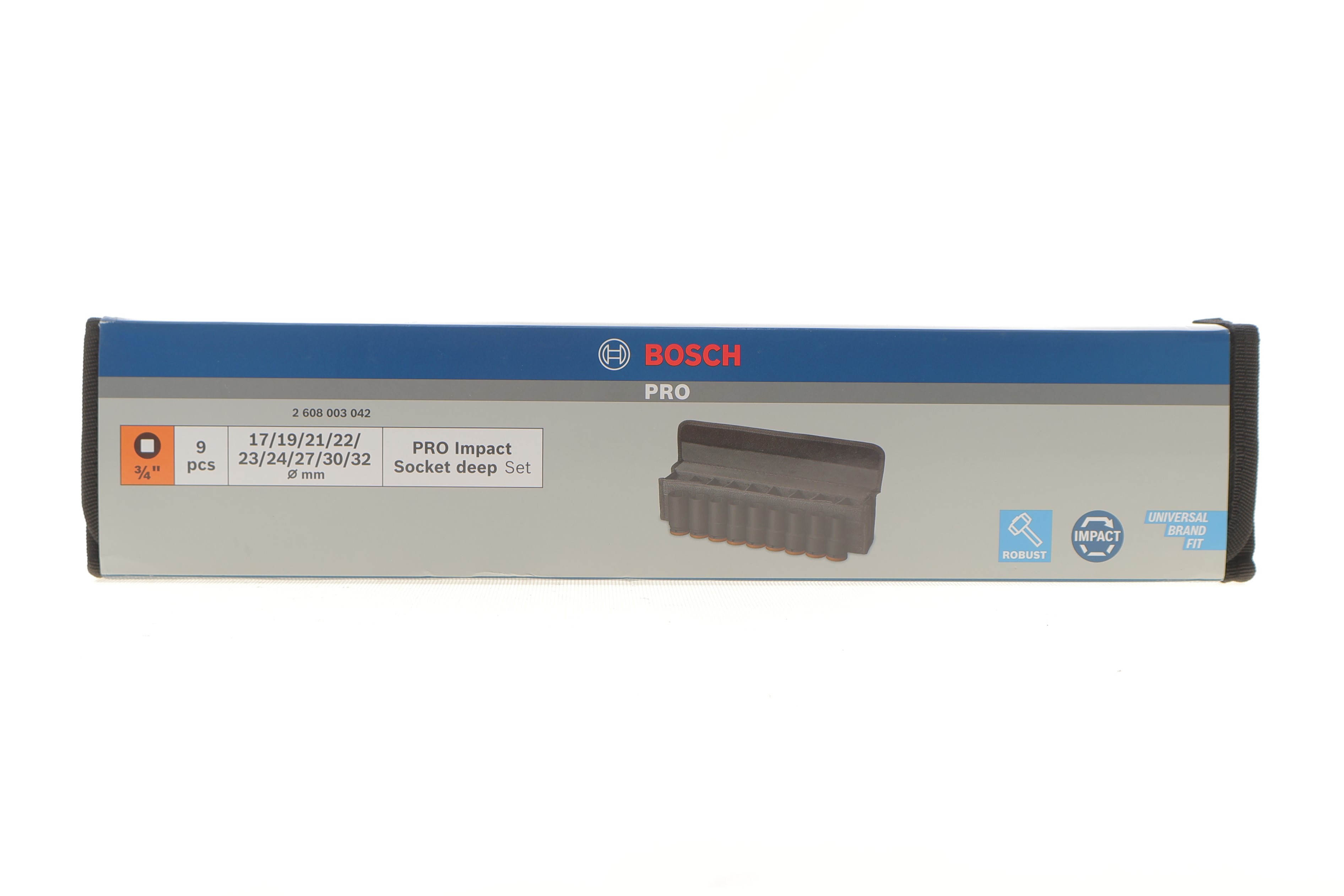 Набір ударних головок PRO Impact 3/4" 17-32 мм 9 шт.