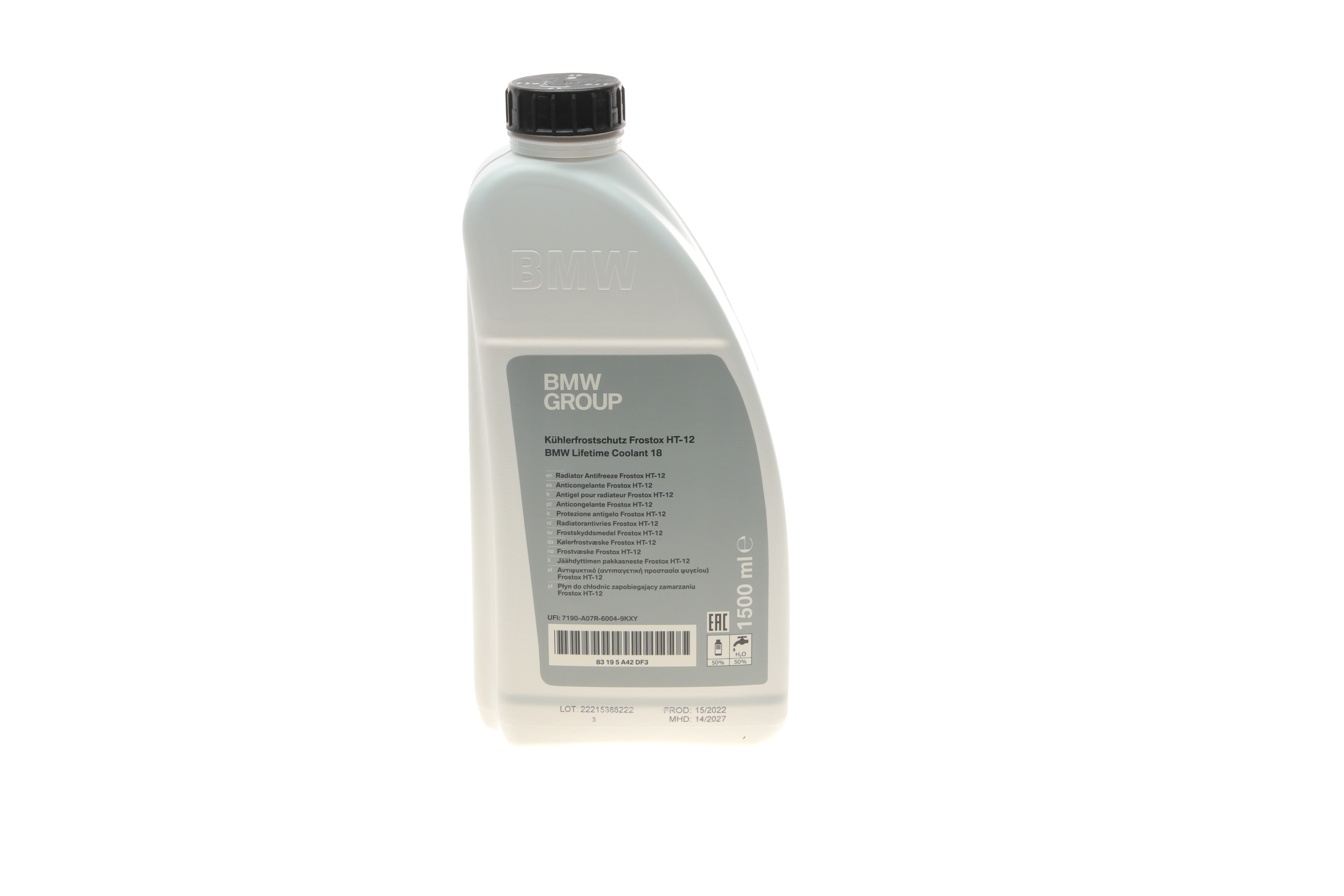 Антифриз (зелений) (1.5L) (-40°C) Frostox HT-12 (для G-series)