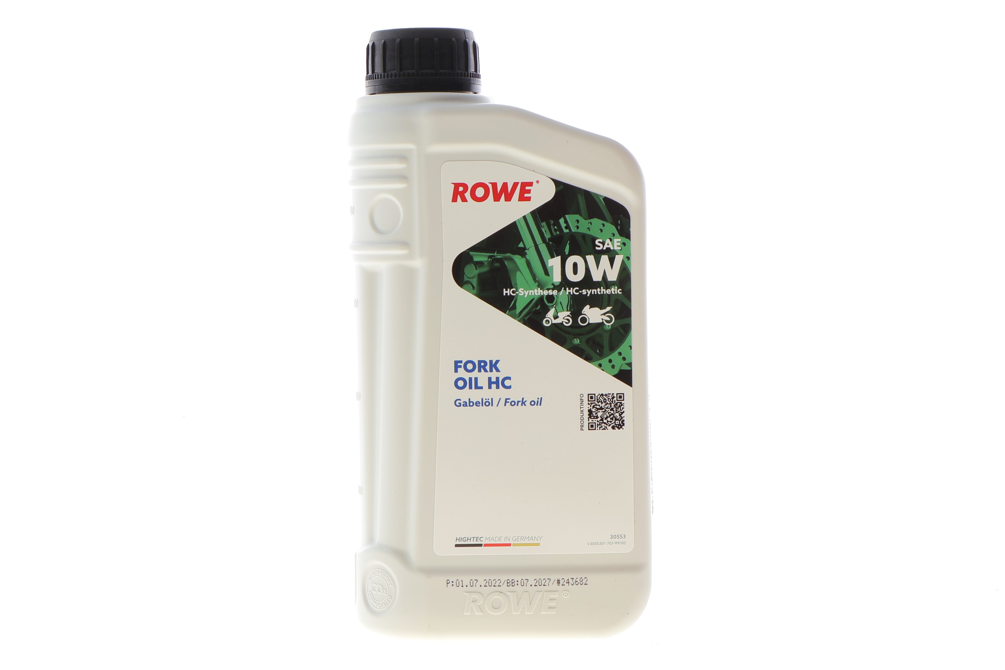Олива 10W для мотовилок HIGHTEC FORK OIL HC (1L)