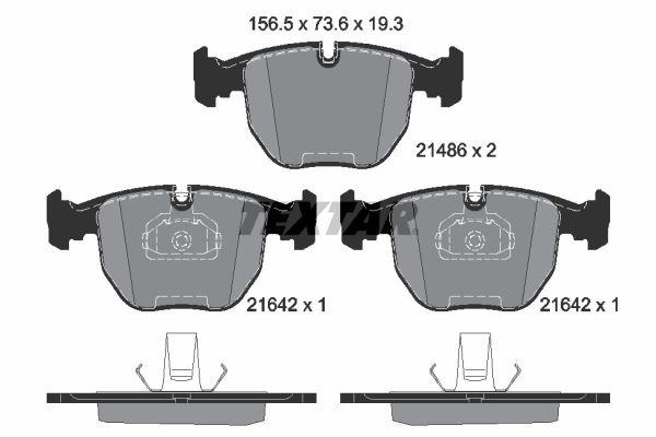 Колодки гальмівні (передні) BMW 5 (E39)/7 (E38)/X5 (E53) 94-07 (Teves) Q+