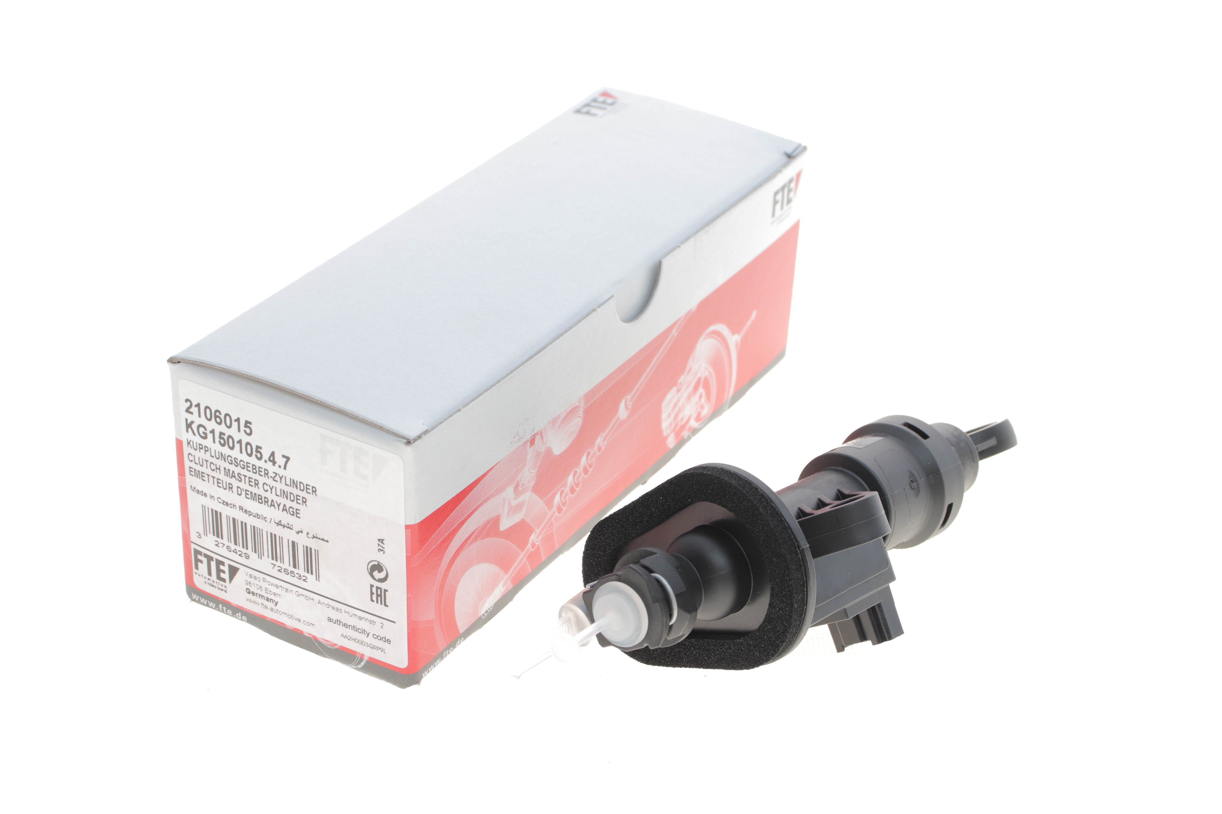 Циліндр зчеплення (головний) VW Golf/Passat/Audi A3 12- (d=15.87mm) = KG150105.4.7