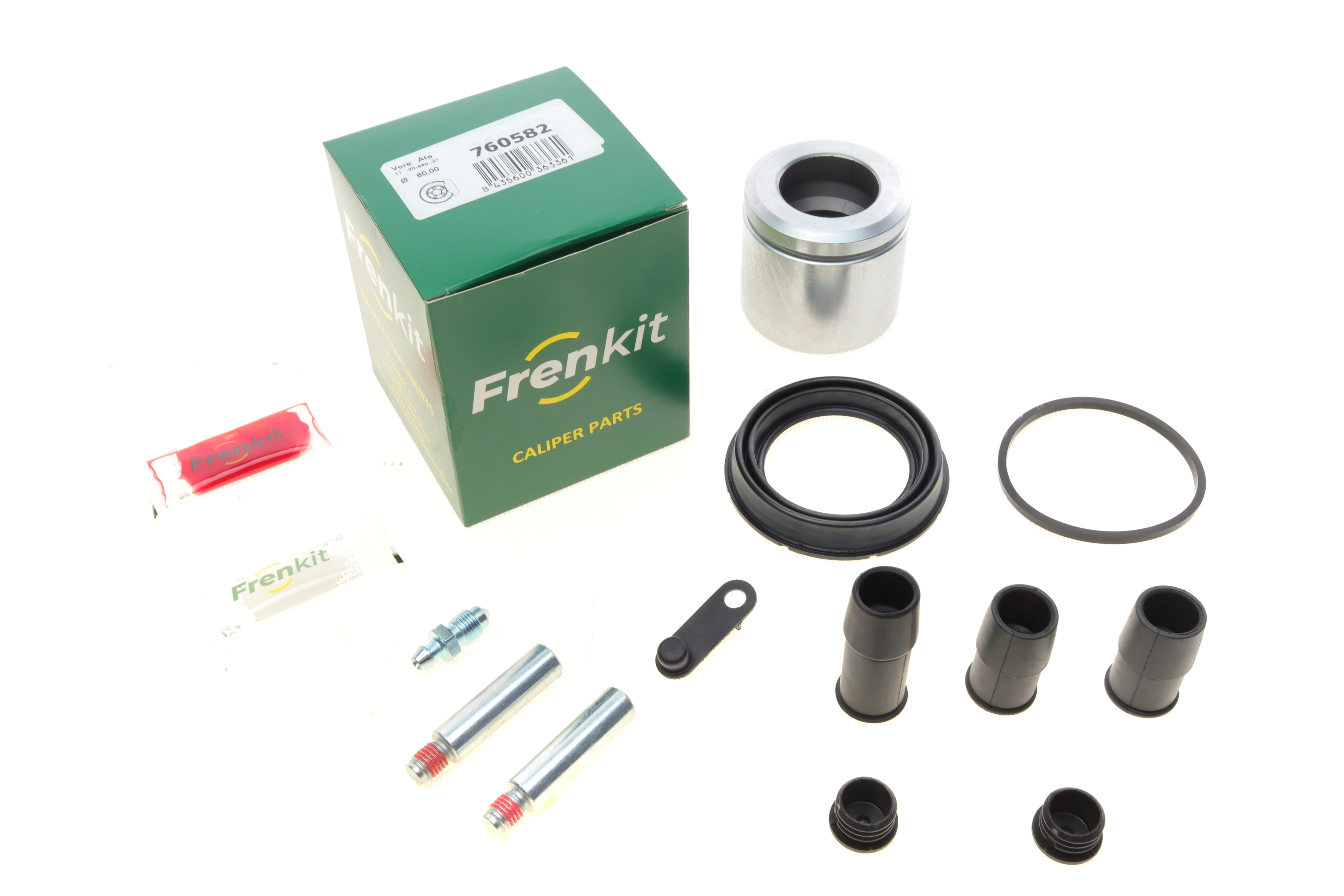 Ремкомплект супорта (переднього) Opel Vectra 02-08 (d=60mm)(+ поршен/направляюча) SuperKit (Ate)