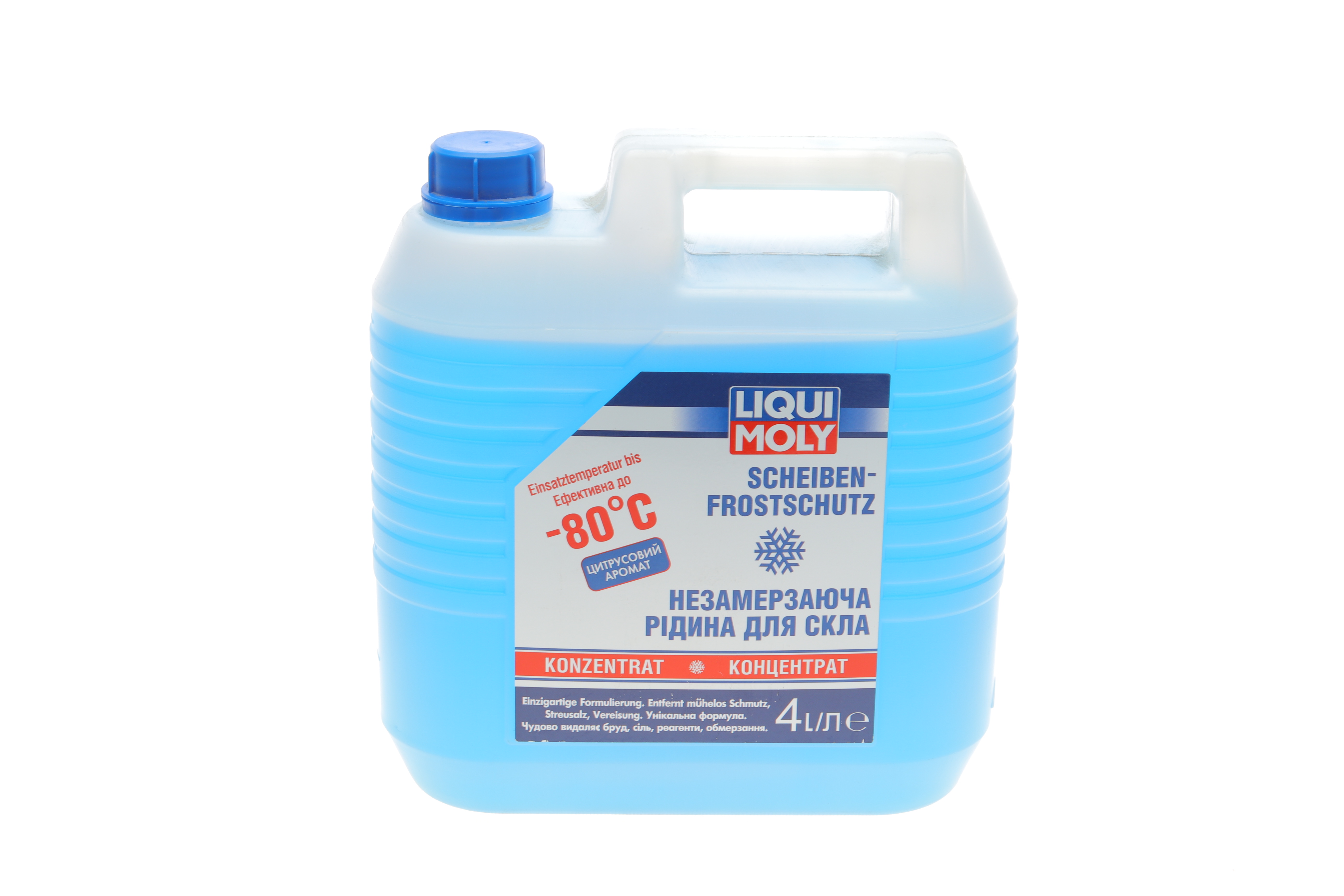 Омивач скла зима (4L) (-80°C) (Цитрус) (концентрат)