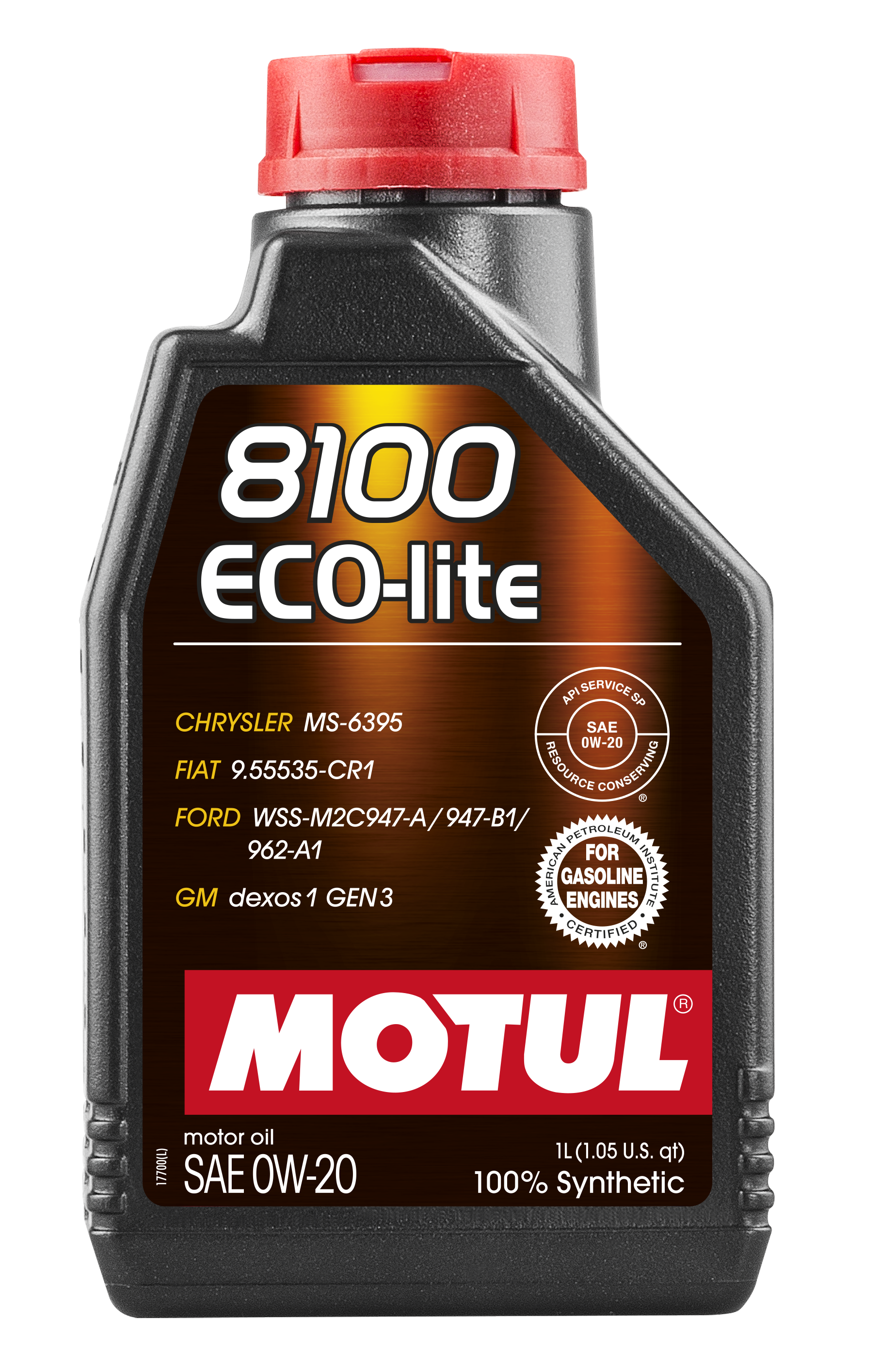 Олива 0W20 ECO-lite SAE 8100 (1л) GM dexos1 GEN3 (104981)/(101525/108534)