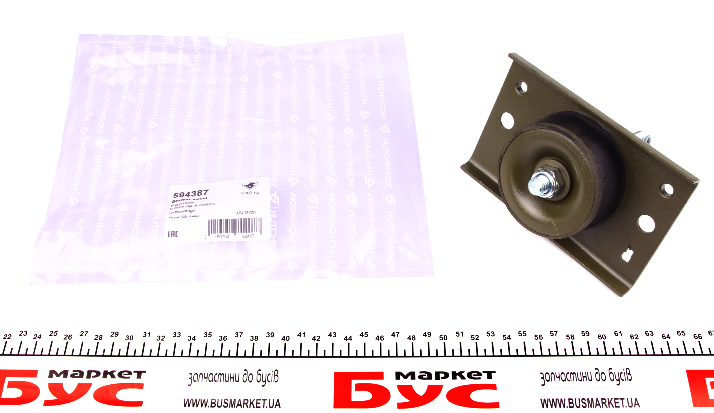 Подушка КПП Renault Master 98- (L)