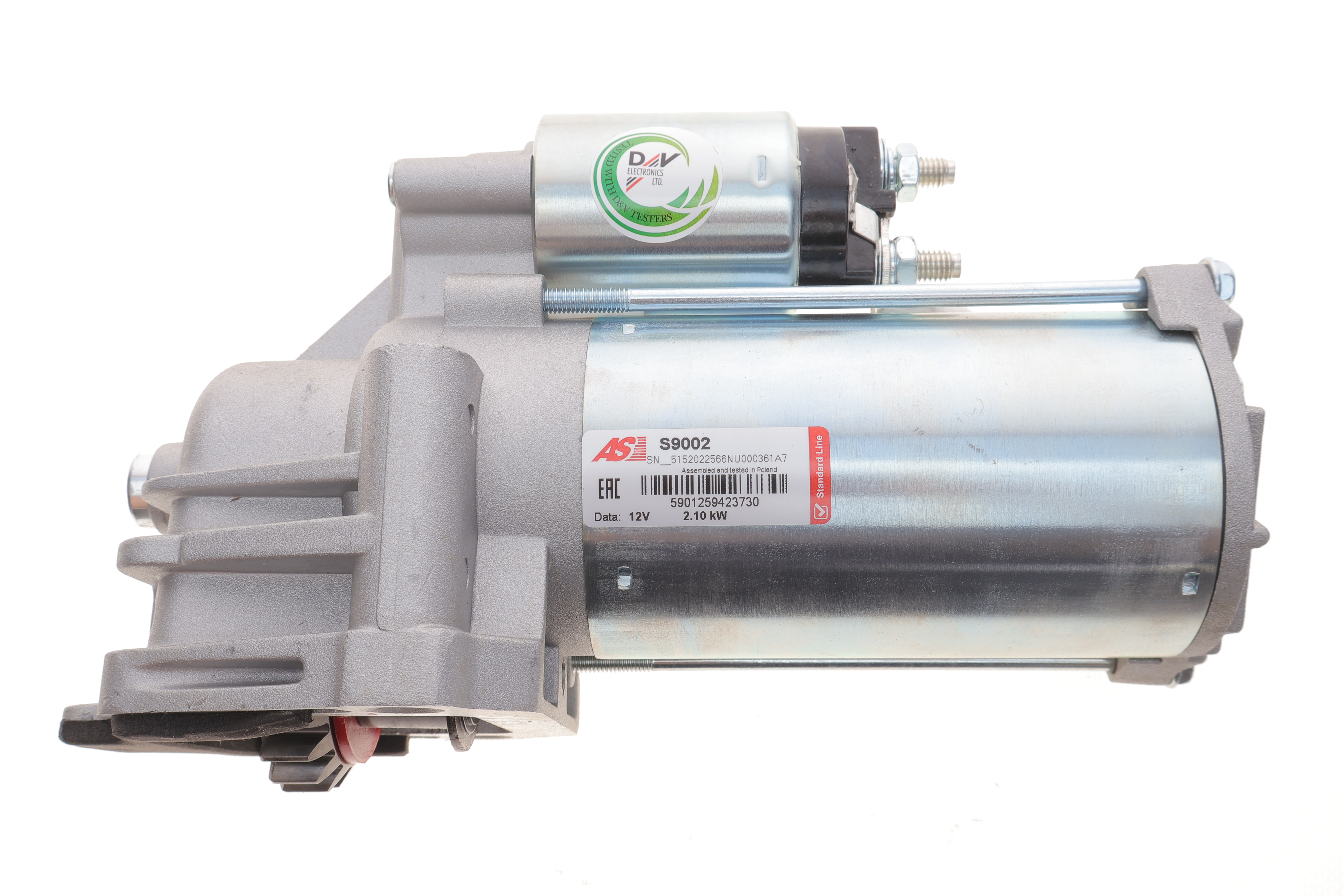 Стартер Ford Mondeo 00-07/Transit  2.0- 2.4 D 00-14 (12V/2.1kw) (z=19)