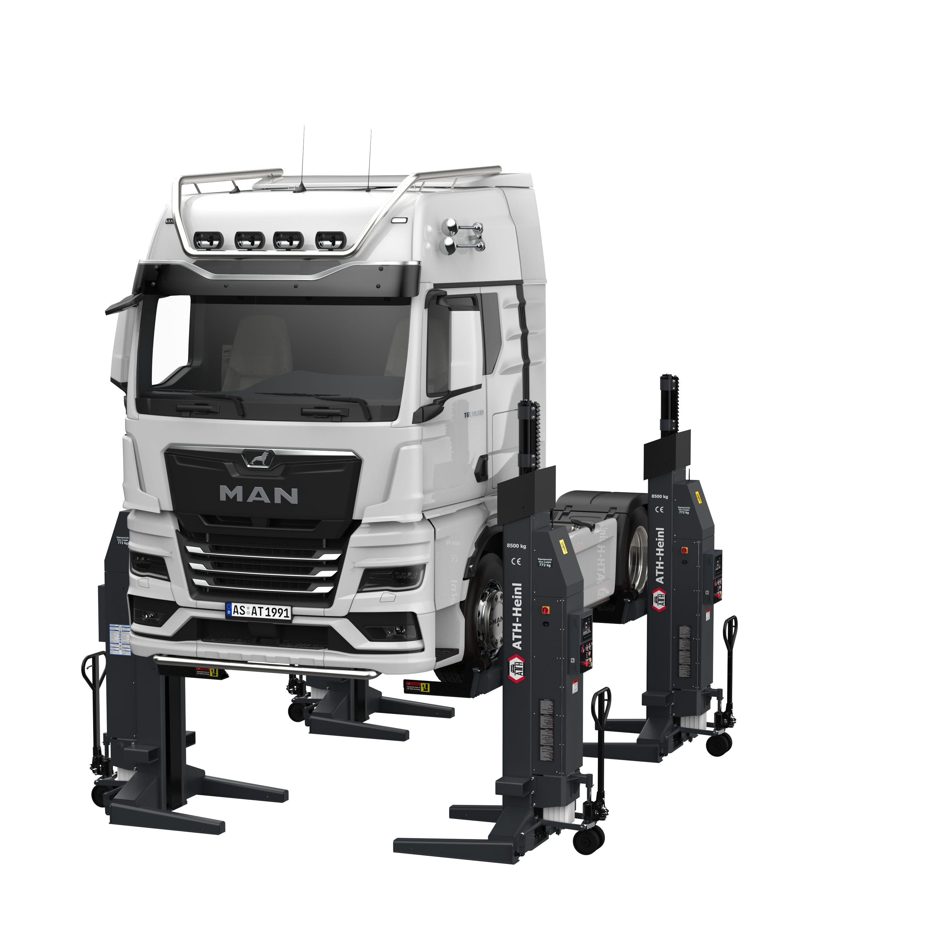 Підйомник для вантажівок ATH RG8.5 4 columns WB/8500 кг/h=1700 мм/2.2 Kw