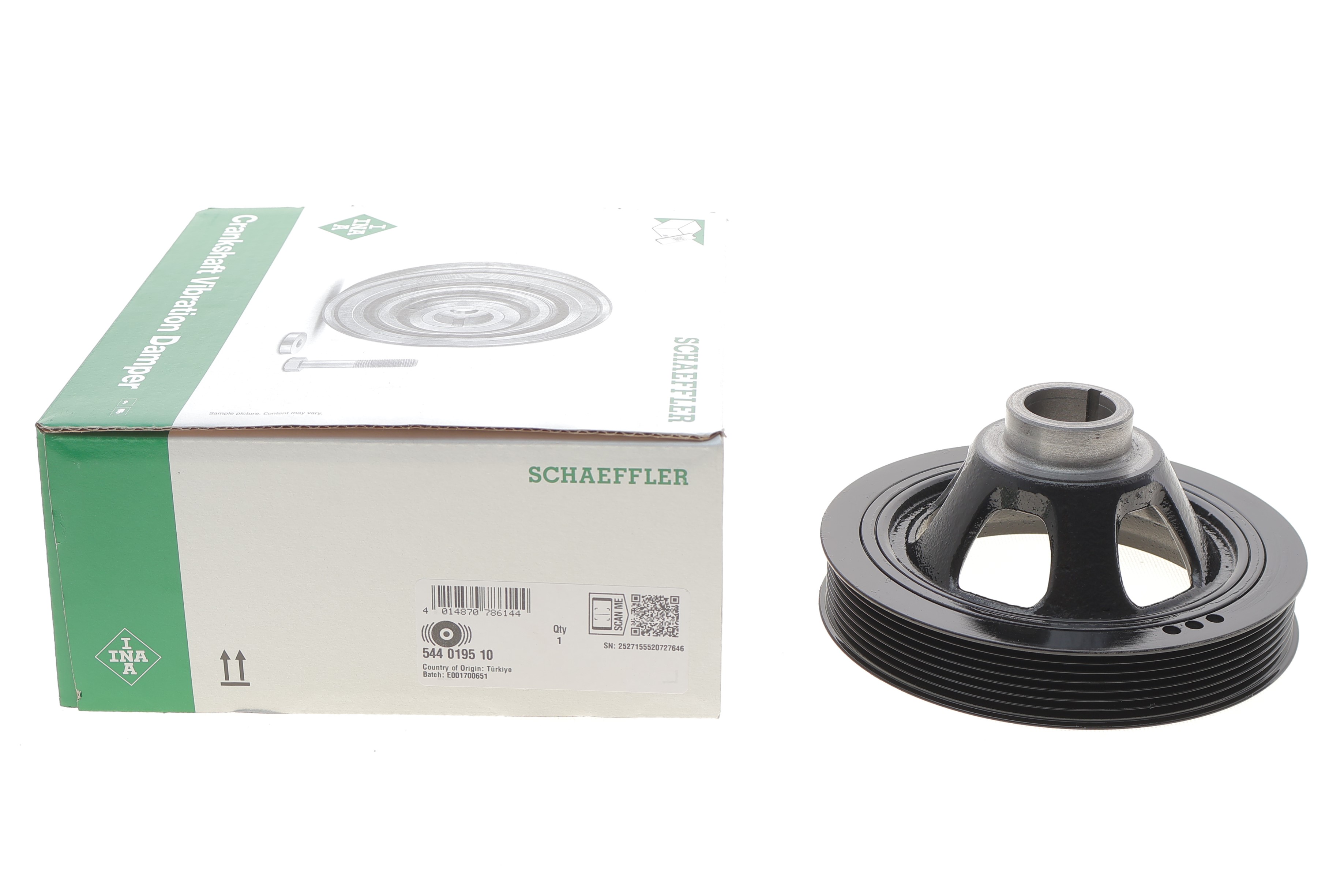 Шків колінвалу MB Sprinter 906 06-, (7PK), M 271.951