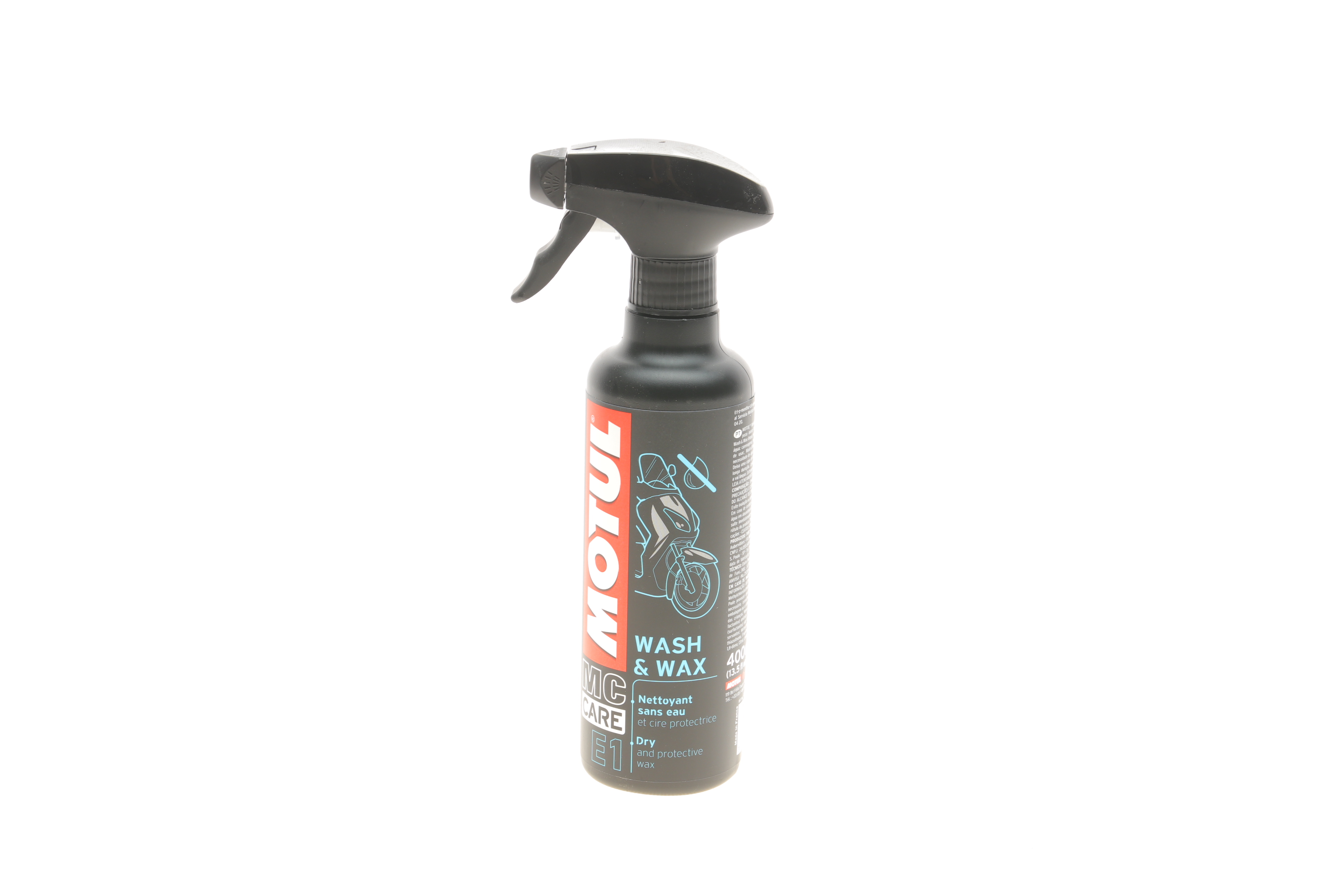 Засіб для очищення мотоциклів (сухого) E1 Wash & Wax (400ml)