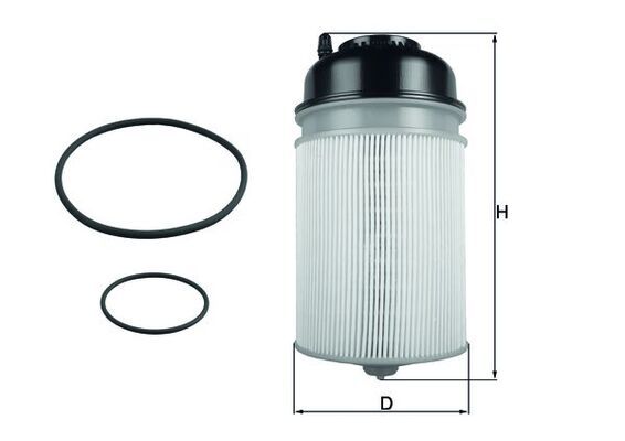 Фільтр паливний MB Actros 11-/Antos 12-18/Arocs 13- (OM471/OM473) (замінено на KX 581KIT)