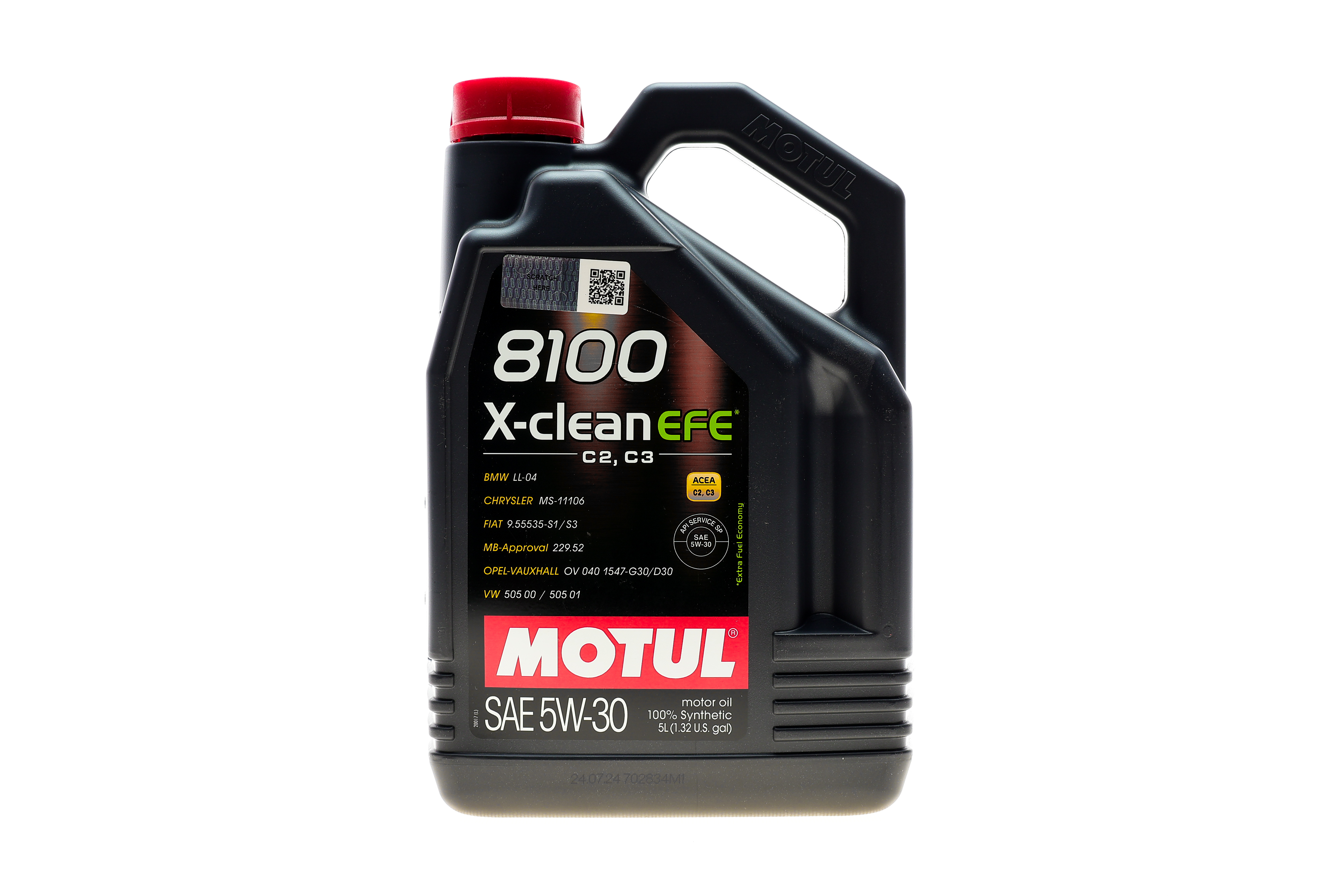 Олива 5W30 X-clean EFE 8100 (5L) (107206) (LL-04/9.55535-S1/S3/GM DEXOS2/MB 229.52)