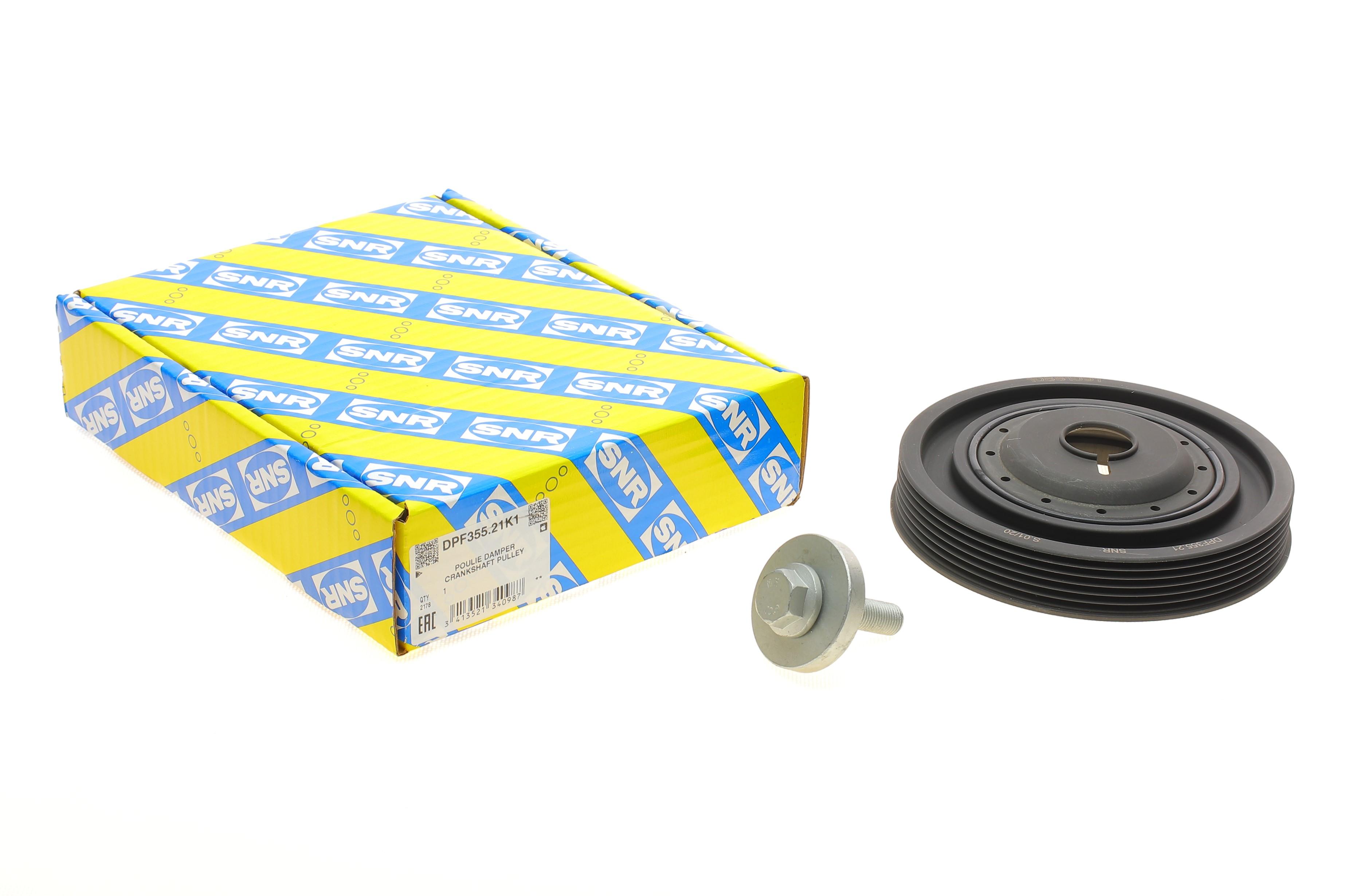 Шків колінвалу Renault Megane/Kangoo/Clio 1.5 dCi 08-/05- (6PK) з болтом