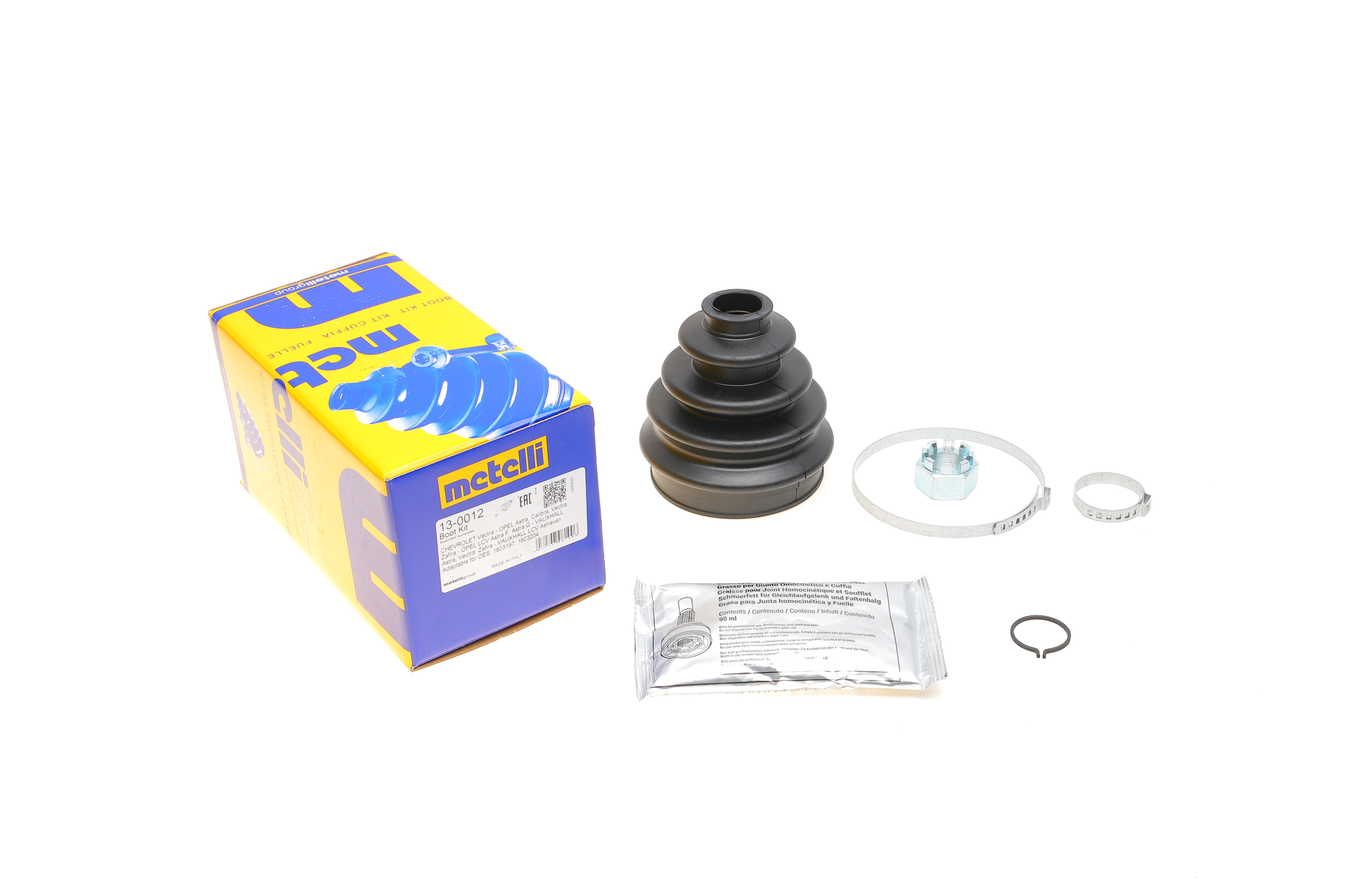 Пильник ШРКШ (зовнішній) Opel Astra F/G 93-05/Vectra B 95-03/Zafira A 99-05 (25x90x107) (к-кт)