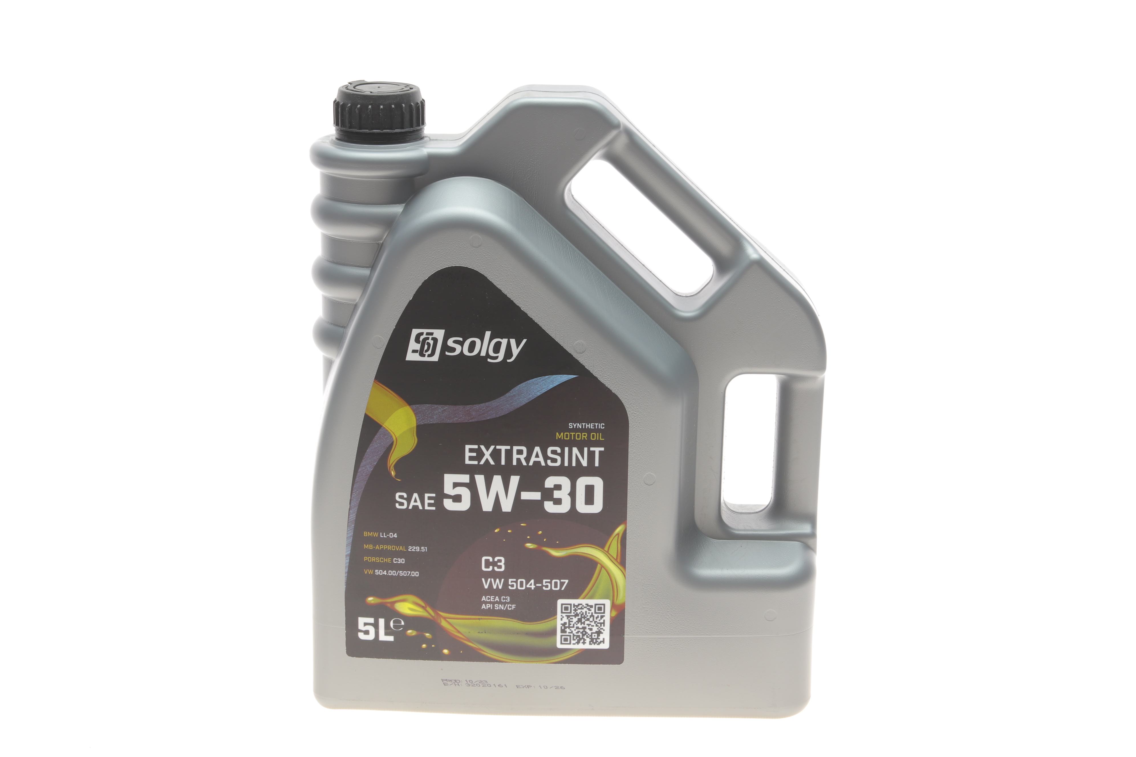Олива 5W30 EXTRASINT C3 VW 504.00/507.00 (5L) (API SN/CF/BMW LL-04/MB 229.51/PORSCHE C30)