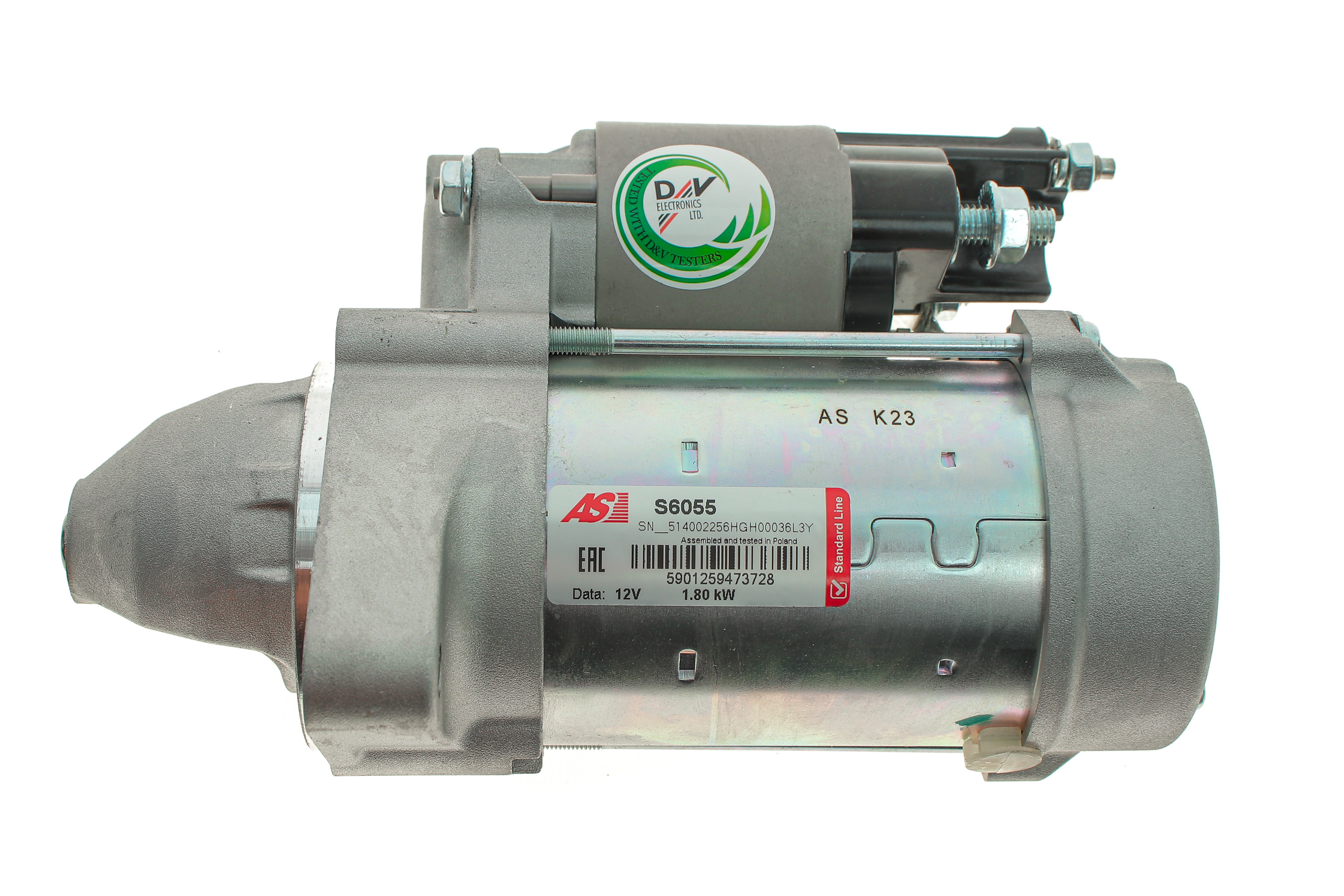 Стартер MB Sprinter (W906/W907)/Vito (W639) 03- OM651 (12V/1.8kw) (z=12)